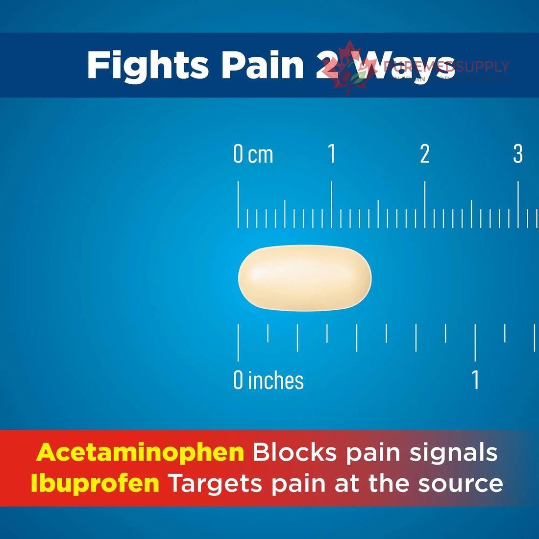 Amazon Basic Care Dual Action Acetaminophen 250 mg and Ibuprofen (NSAID) 125 mg Tablets, Pain Reliever for Headache, Backache, Menstrual Pain, Arthritis Pain Relief, 216 Count Amazon Basic Care buy supplements canada
