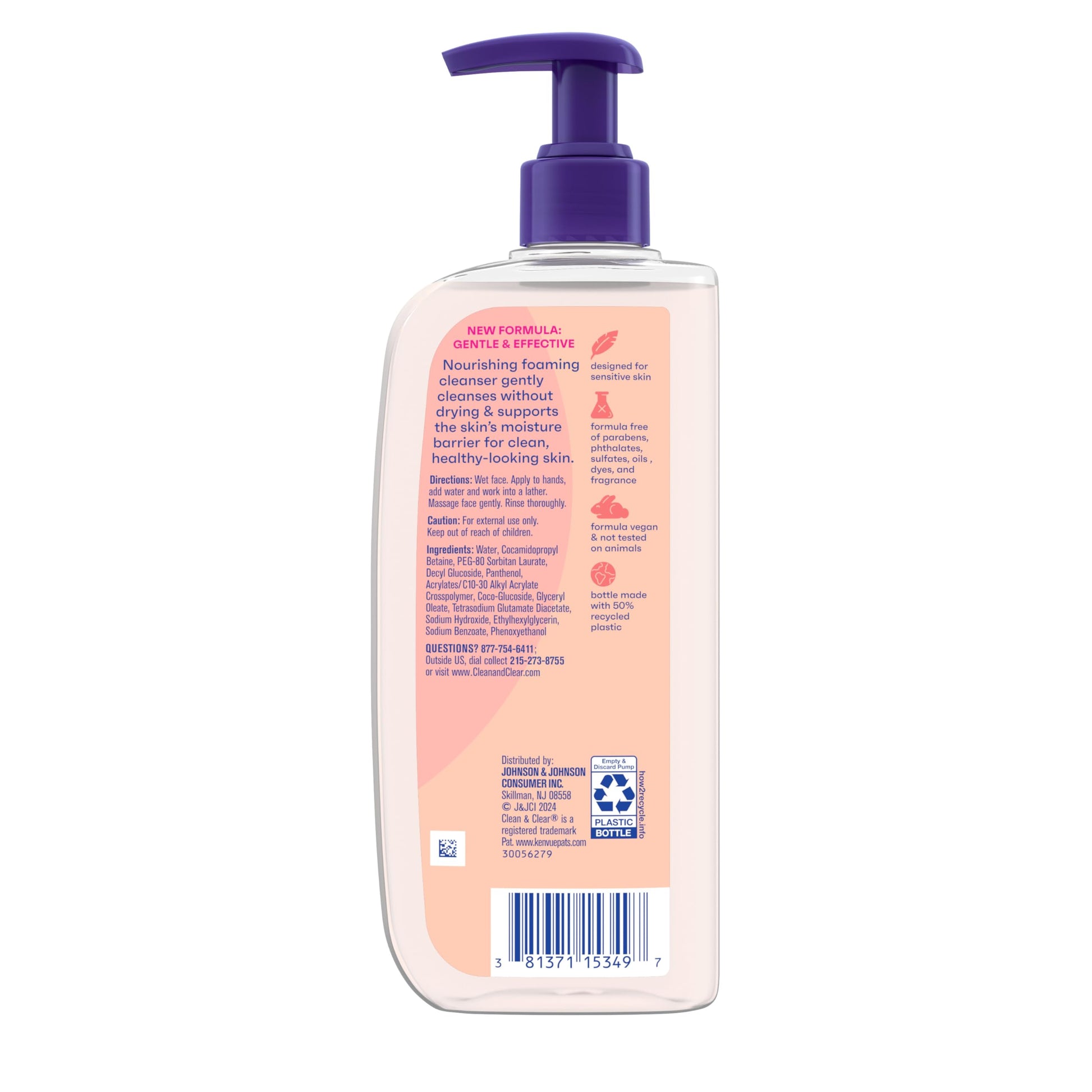 Clean & Clear Essentials Oil-Free Foaming Facial Cleanser, Daily Foaming Face Wash with Pro-Vitamin B5 for Sensitive Skin Clean & Clear buy supplements canada