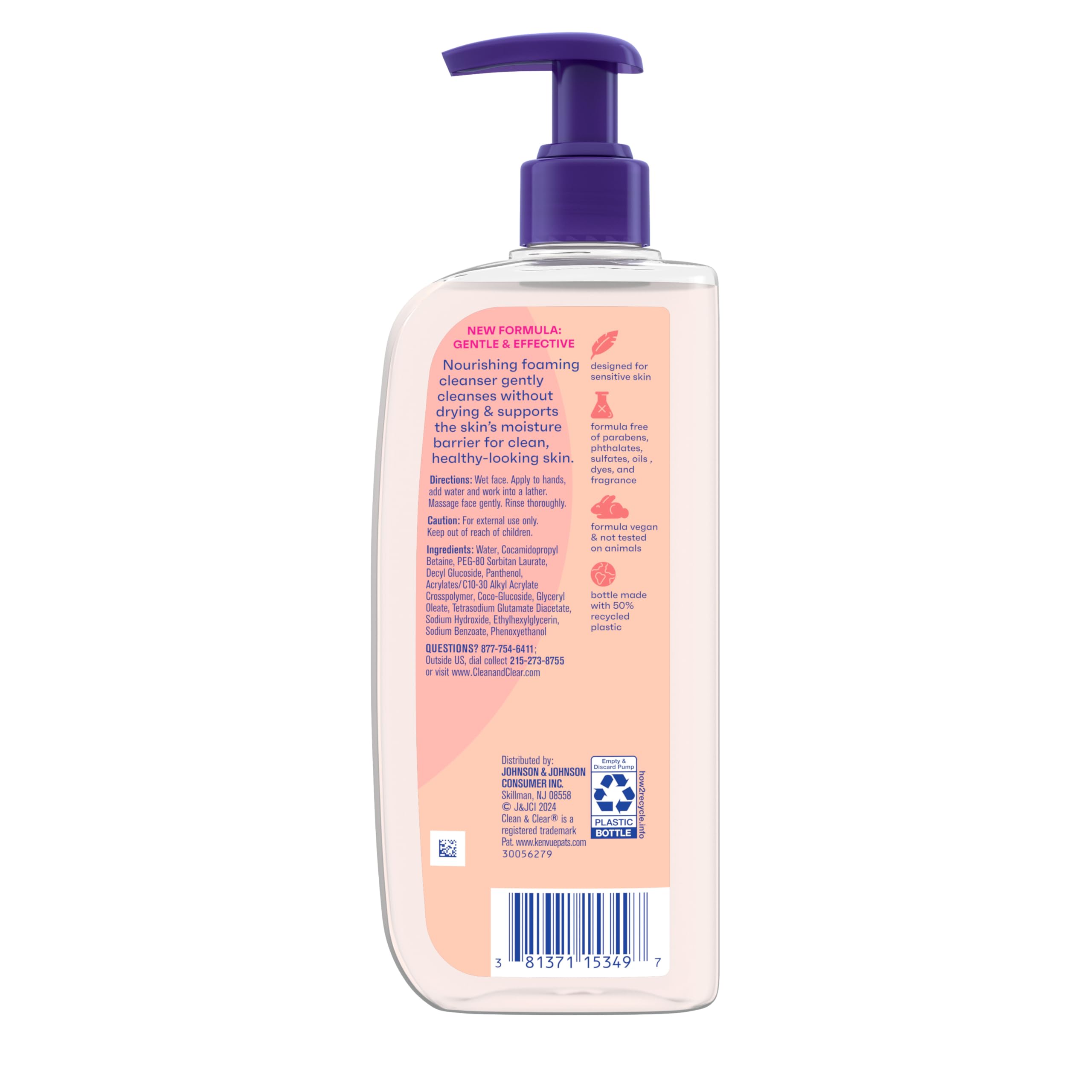 Clean & Clear Essentials Oil-Free Foaming Facial Cleanser, Daily Foaming Face Wash with Pro-Vitamin B5 for Sensitive Skin Clean & Clear buy supplements canada