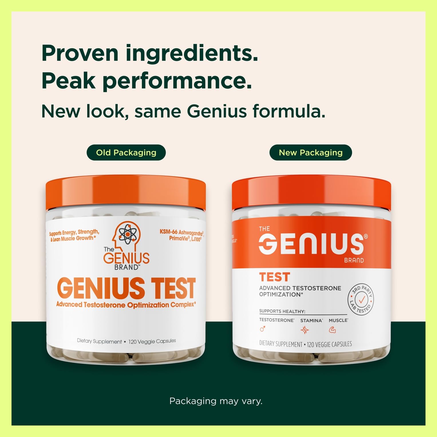 Genius Test, Advanced Testosterone Booster for Men - Natural Stamina, Endurance, Energy & Strength Enhancing Supplement - Lean Muscle Builder, Brain & Libido Support Male Supplements, 120 Veggie Pills The Genius Brand buy supplements canada