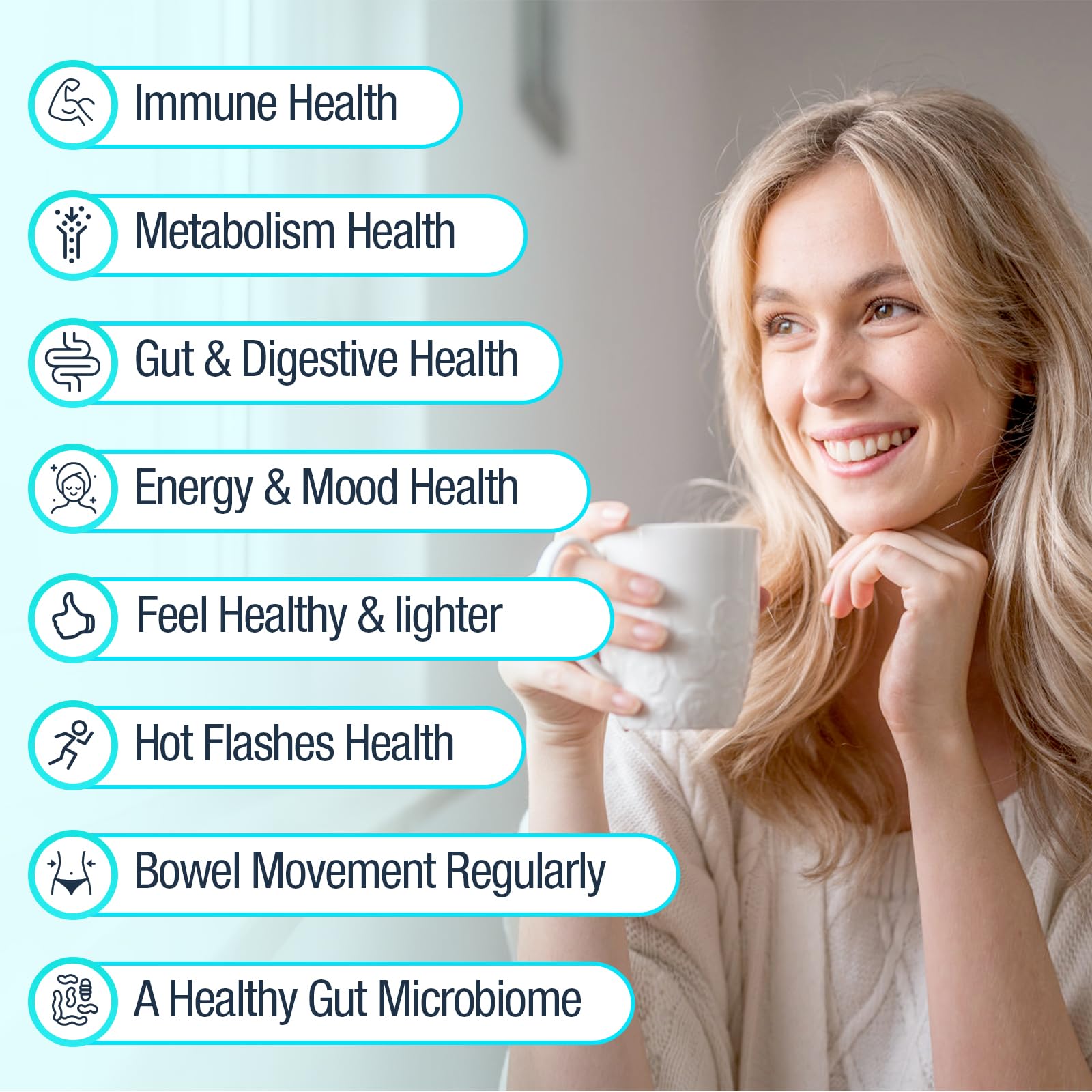 Menopause Supplements for Women, 120 Billion CFU Probiotic, 13-in-1 Herbs Probiotics Complex, for Menopause Relief, Hormone Balance, Hot Flashes, Night Sweats, Mood Swings, Gut & Immunity - 60 Capsule Dmeisy buy supplements canada