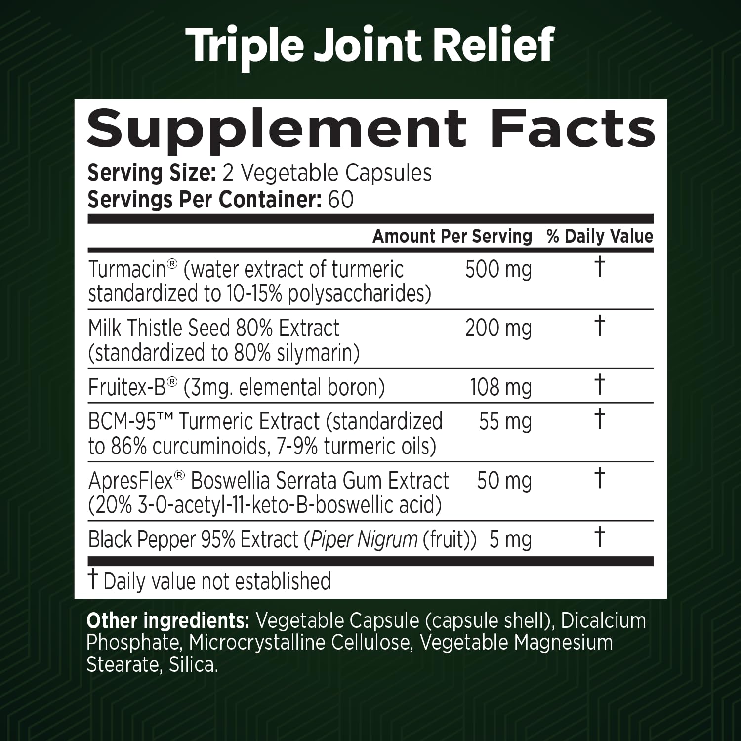 GREEN VALLEY NATURALS Triple Joint Relief Gold – Joint Support Supplement with Turmeric (Turmacin®, BCM-95®), Boswellia (AprèsFlex®) & Boron – Supports Mobility & Flexibility – 120 Capsules GREEN VALLEY NATURALS buy supplements canada
