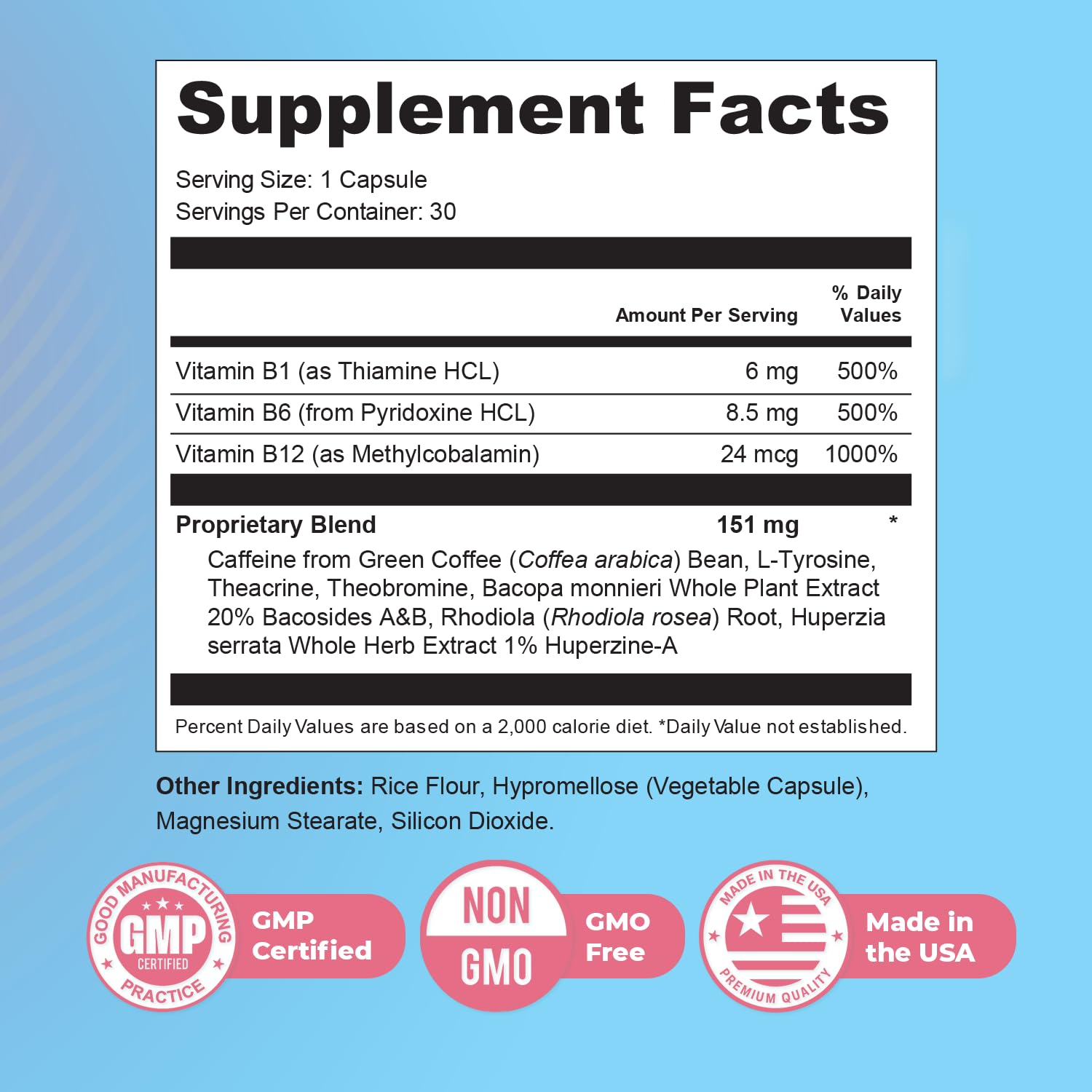 Nature’s NutriWave Memyts – Natural Daily Supplement with B Vitamins and Herbal Extracts | Non-GMO | Made in USA | 100% Natural, 30 Capsules, 2-Month Supply Nature’s NutriWave buy supplements canada