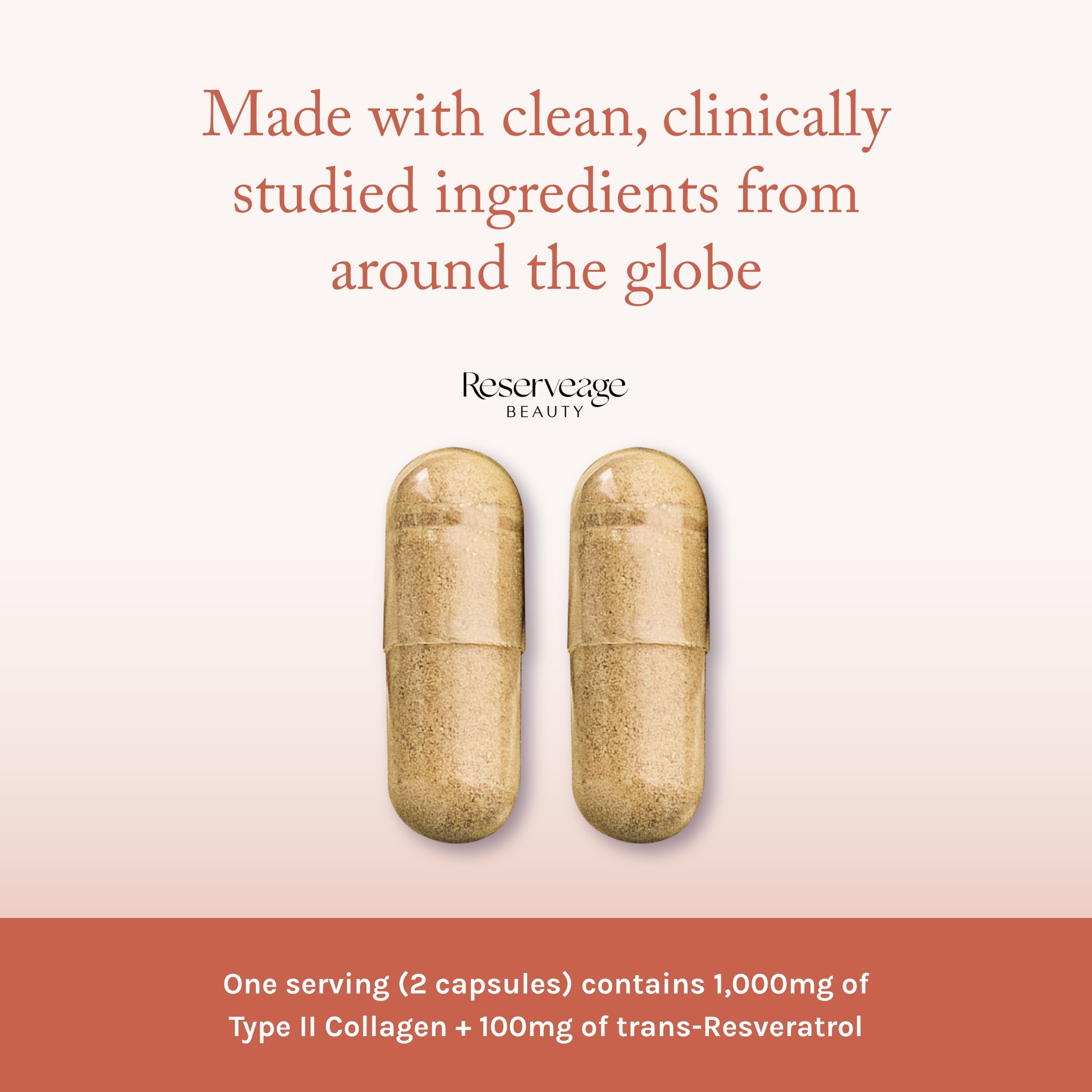 Reserveage Beauty Collagen Booster - Supplement for Skincare & Joint Health - Supports Healthy Collagen Production for Women - 60 Capsules (30 Servings) Reserveage Nutrition buy supplements canada