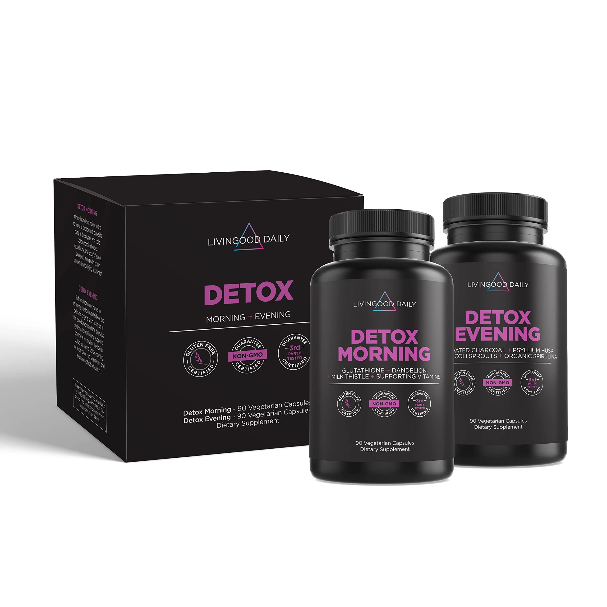 Livingood Daily Detox Pills - Full Body Detox Cleanse for Women & Men with Milk Thistle Livingood Daily buy supplements canada