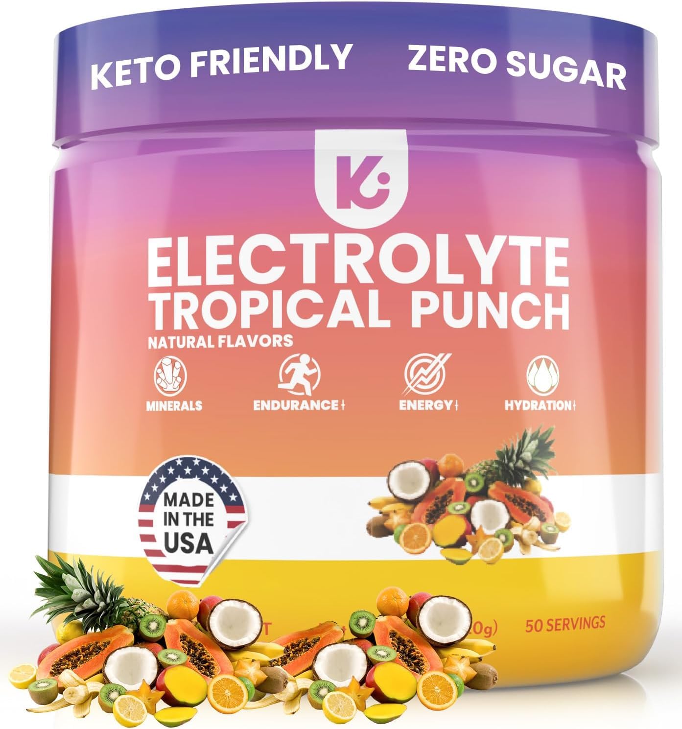 Keppi Keto Electrolytes Powder No Sugar | Zero Carbs | Made in USA | Advanced Hydration Keppi buy supplements canada