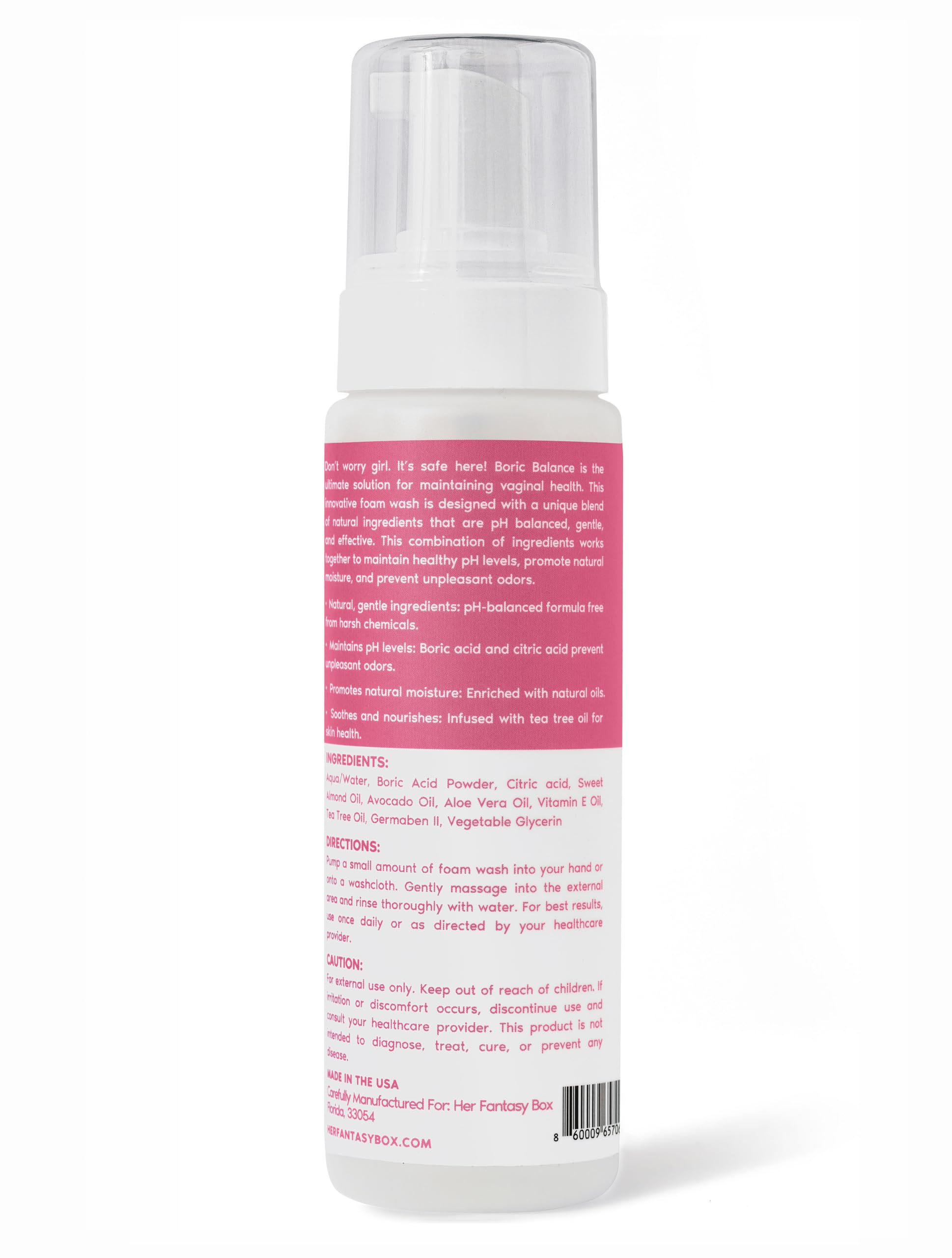 Her Fantasy Box | Boric Balance Sensitive Feminine Wash Her Fantasy Box buy supplements canada