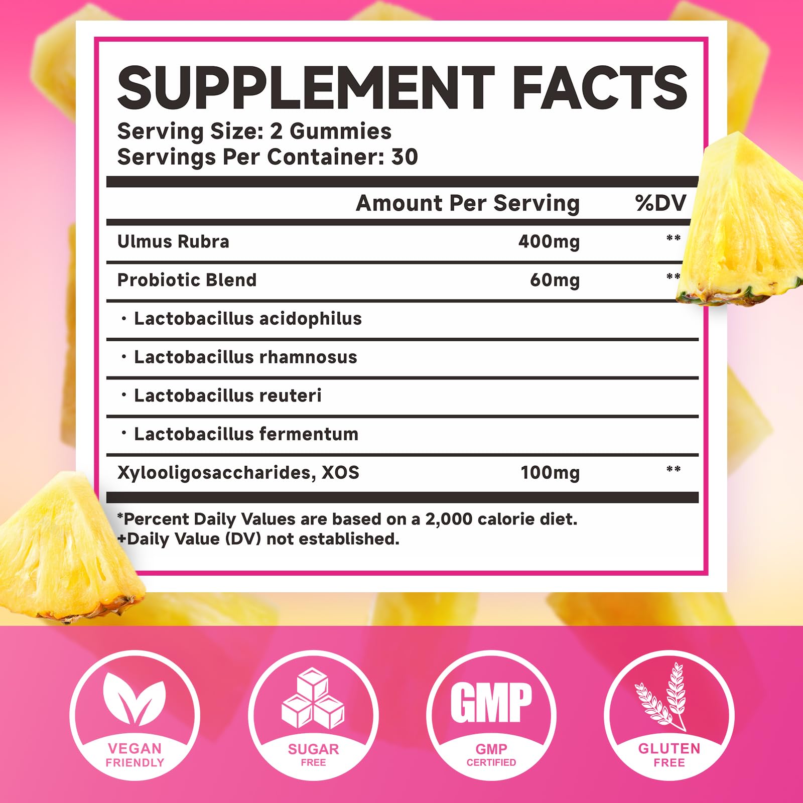 MEENCCD Her Juicy Feminine Probiotics Gummies with Slippery Elm & Lactobacillus Blend, Supports pH Balance & Immune Function, Promotes Vaginal Wellness, Pineapple Flavor, 60 Count MEENCCD buy supplements canada