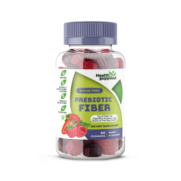 Fiber Prebiotic Gummies Sugar Free, Keto Friendly | Gut Cleansing, Digestive Health Regularity Health Supplied buy supplements canada