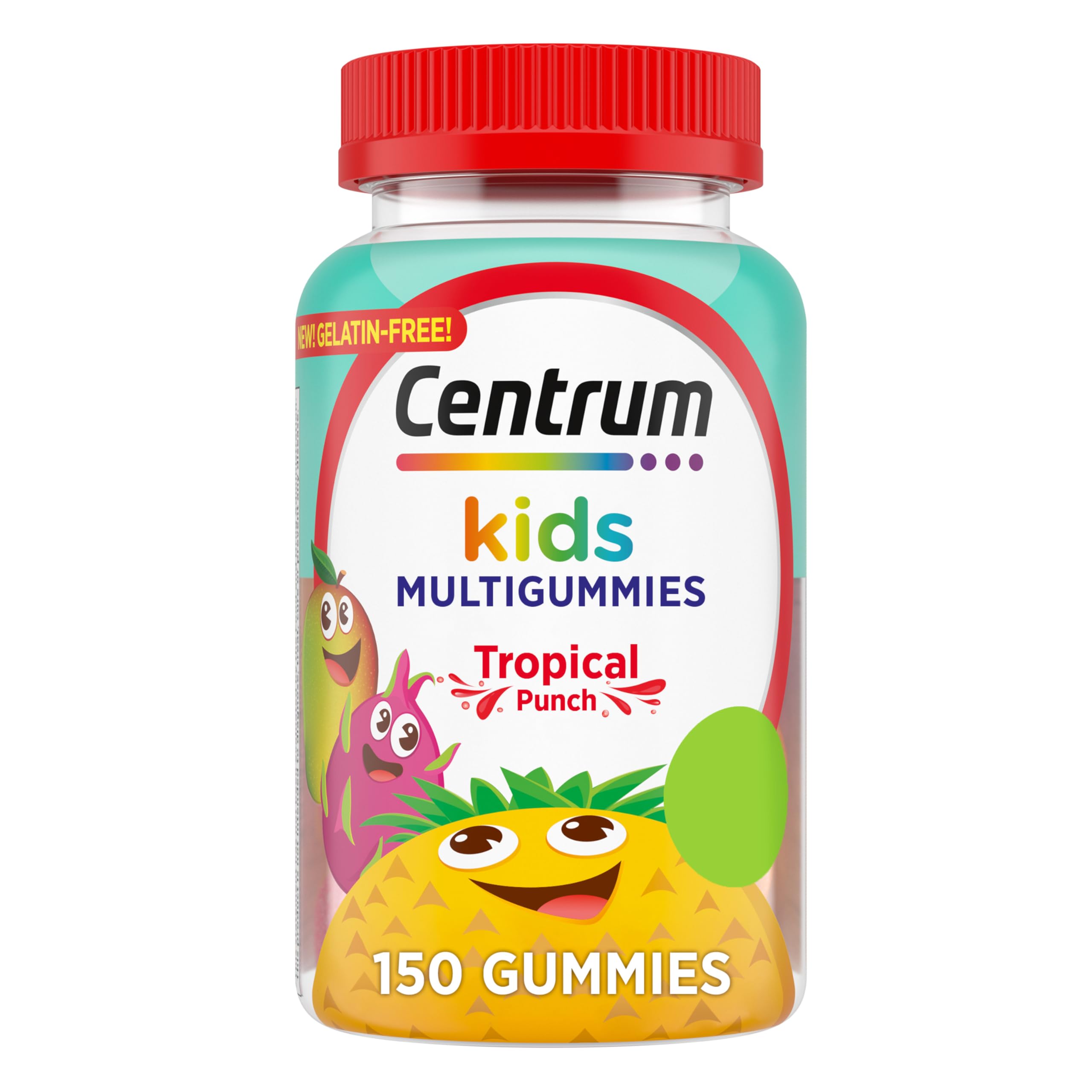 Centrum Kids Multivitamin Gummies, Tropical Punch Flavor Made With Natural Flavors, Stocking Stuffer, 150 Count, 150 Day Supply Centrum buy supplements canada