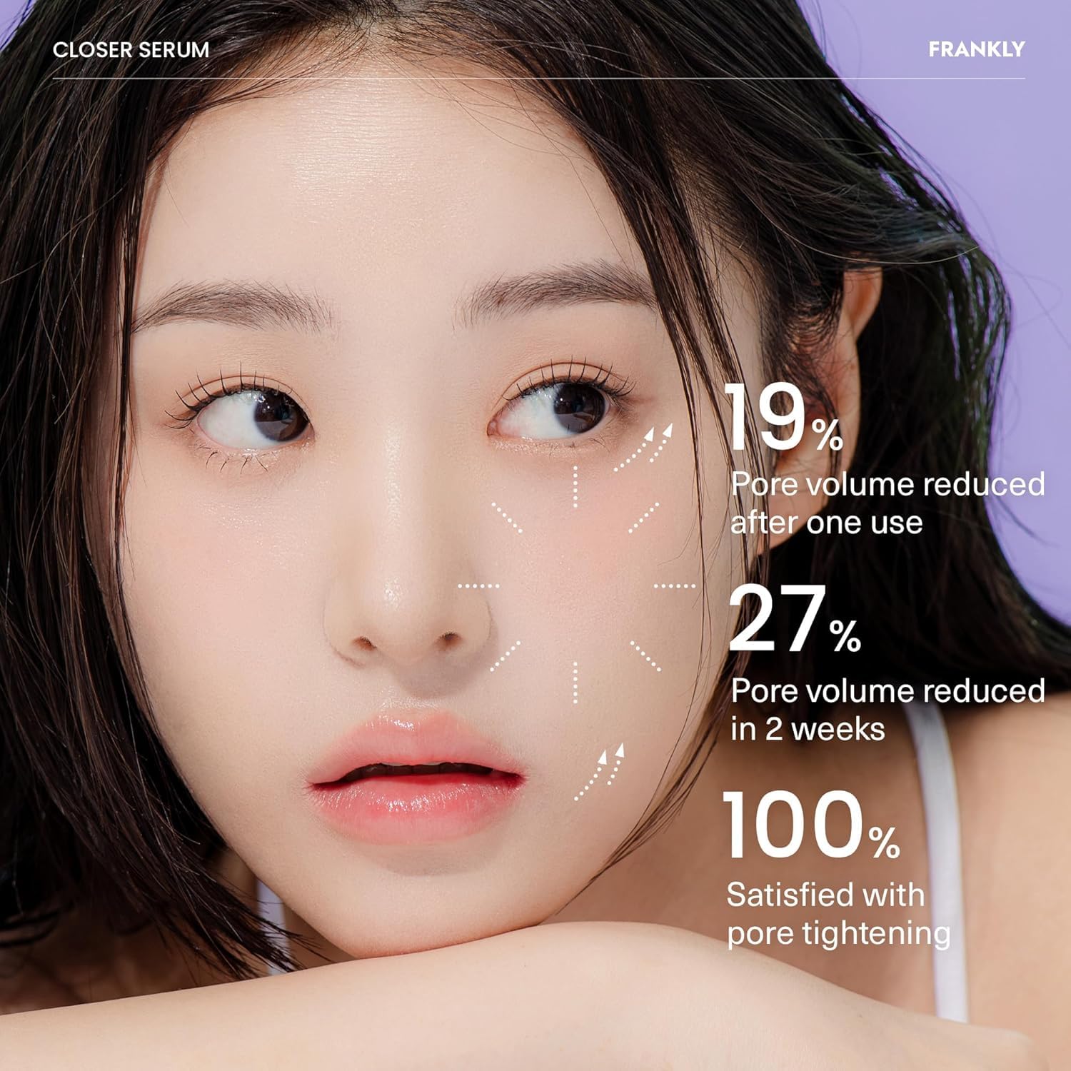 FRANKLY Closer Serum | Pore Minimizer Serum | 9 Peptides, Vegan Collagen, Adenosine, PHA | Korean Pore Minimizer for Glass Skin FRANKLY buy supplements canada