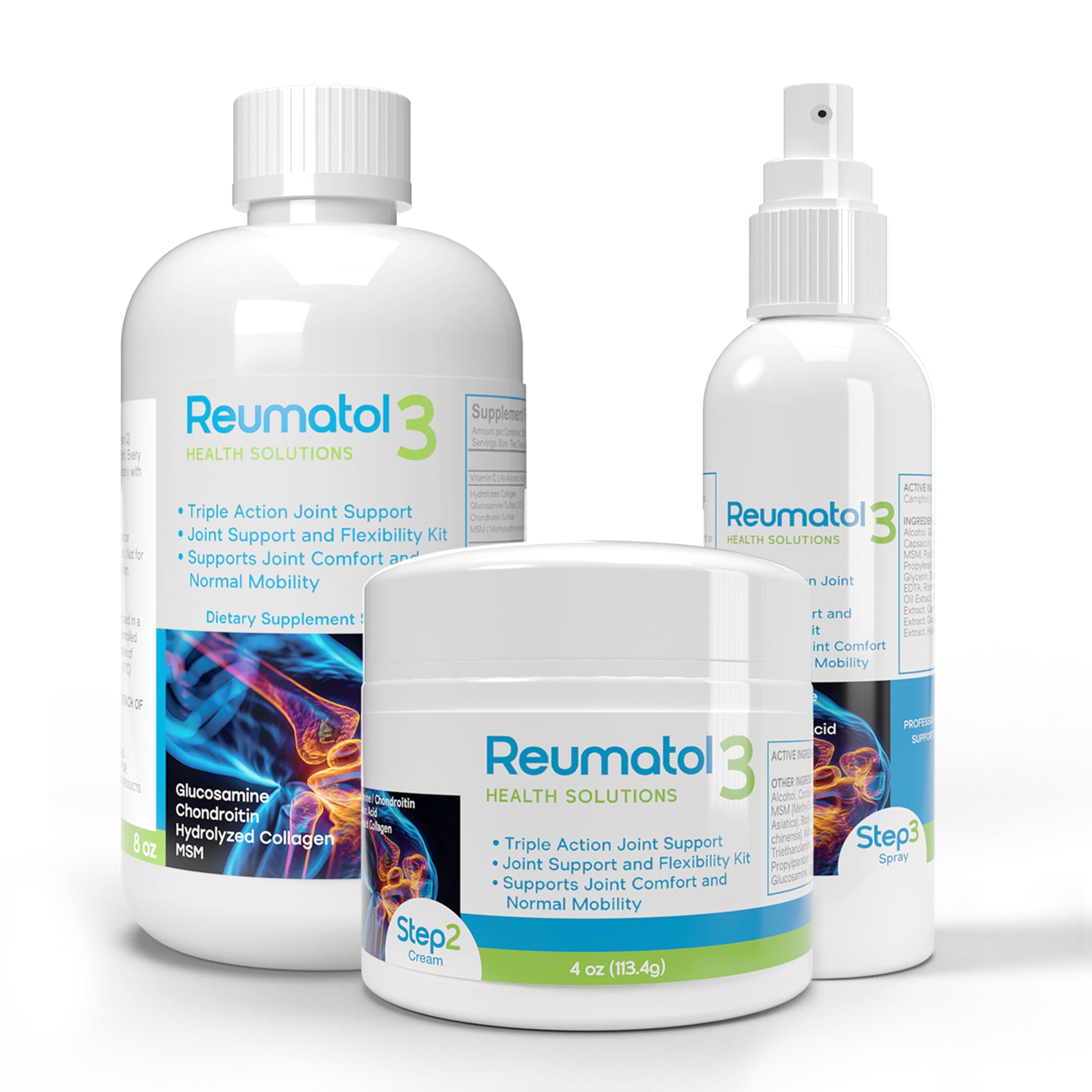 Reumatol 3 Kit – Natural Joint Support Formula for Comfort and Mobility | Helps Ease Stiffness & Promotes Flexible Joints | Herbal Blend for Daily Wellness Reumatol Health Solutions buy supplements canada