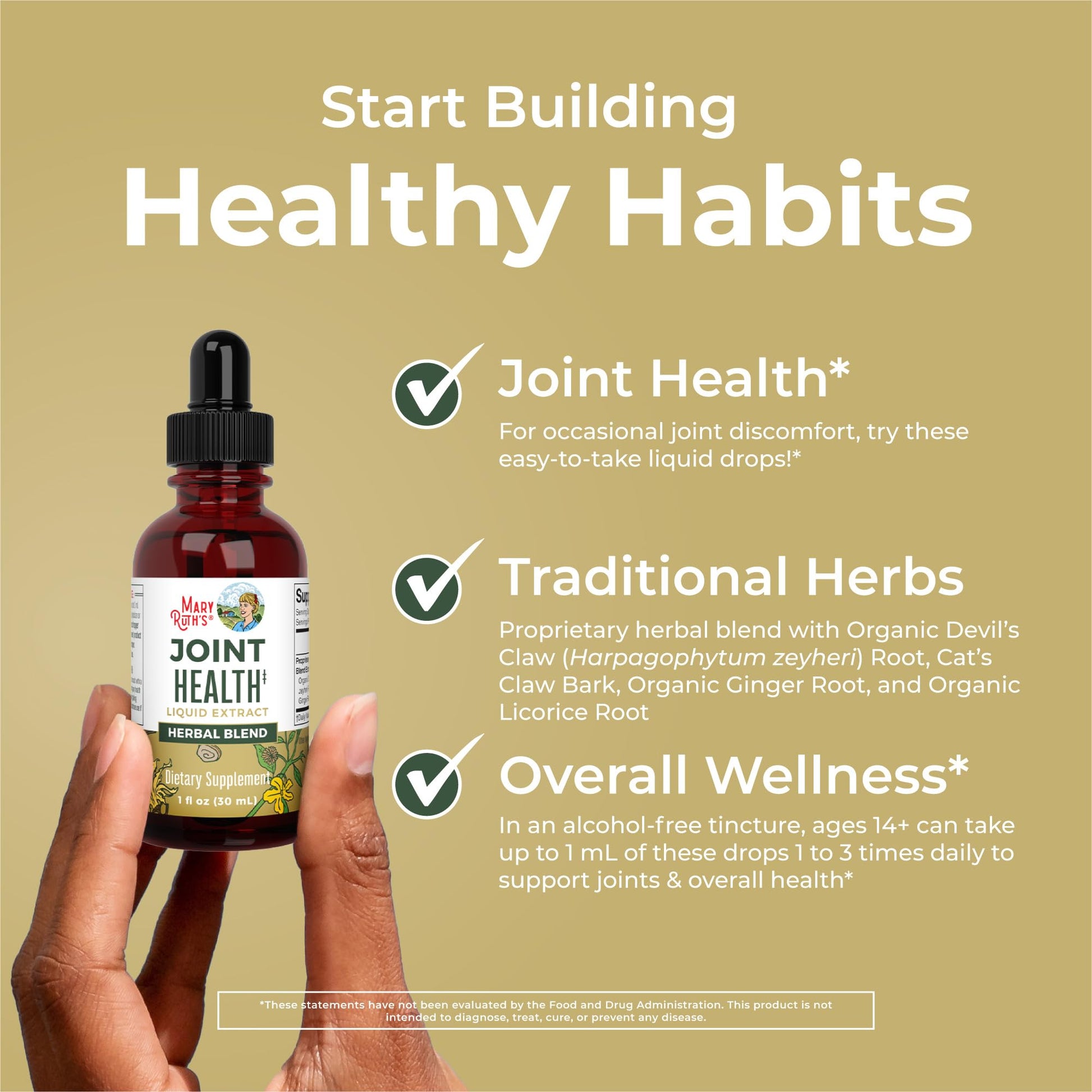 MaryRuth Organics Joint Health Liquid Drops & Vitamin K2+D3 Gummies (Peach Mango and Apricot) | Label Project Verified | Vitamins for Calcium, Joints, and Bone Support | Vegan, Non-GMO, Gluten Free MARYRUTH'S buy supplements canada