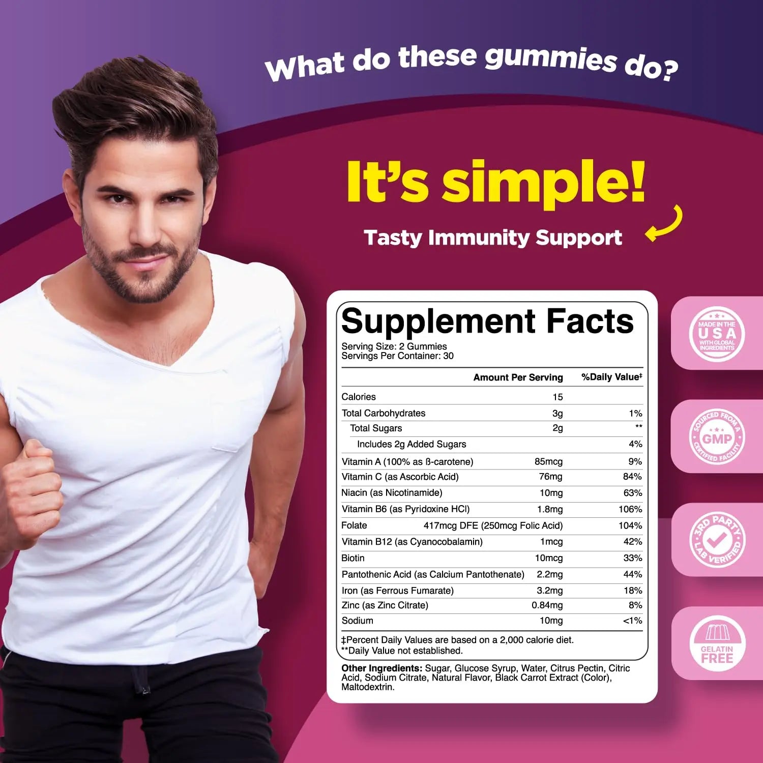 Natural Multivitamin Iron Gummies for Adults - Adult Gummy Vitamins with Iron and Energy Boost B Complex Vitamins Phytoral buy supplements canada