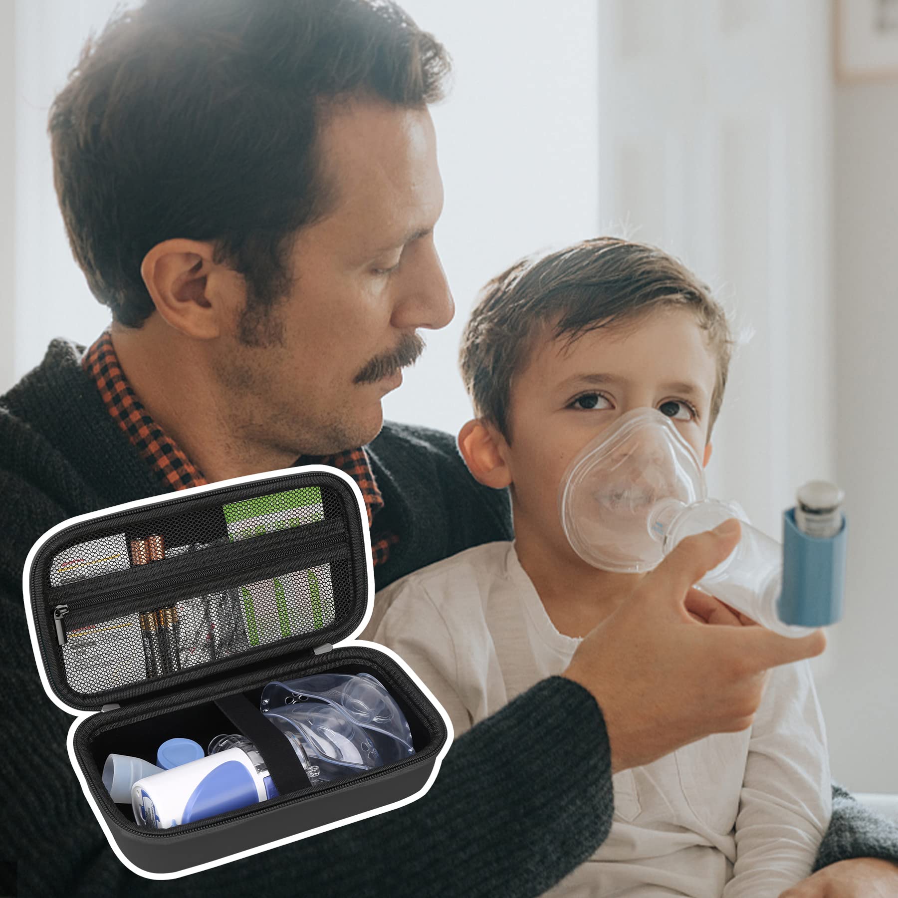 Elonbo Carrying Case for Portable Handheld Inhaler Nebulizer Machine for Adults and Kids Elonbo buy supplements canada
