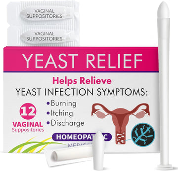 Yeast Infection Treatment for Women | Boric Acid Suppositories For Women | Helps Relieve Itching & Irritation | Vaginal Aid for Inflammation, Dryness & Watery Discharge | 12 Vaginal Suppositories Terramed Just Think Comfort buy supplements canada