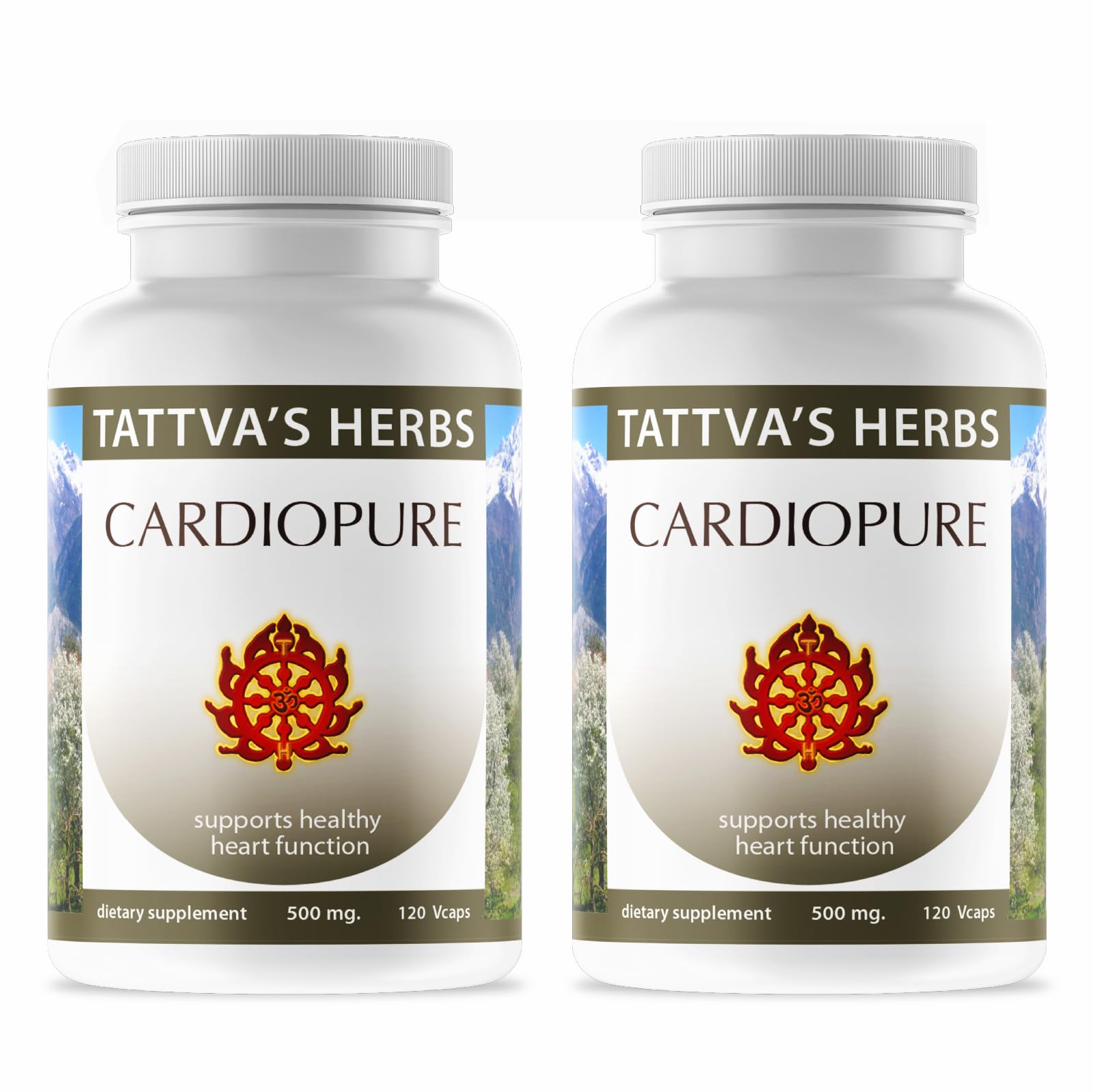 Tattva's Herbs Cardiopure Herbal Ayurvedic Supplement Vegetarian Capsules, Ashwagandha, Rauwolfia, & Arjuna Full Spectrum Co2 Extracts, Veggie Capsules, 240 Count, 25 Years of Premium Service Tattva's Herbs buy supplements canada