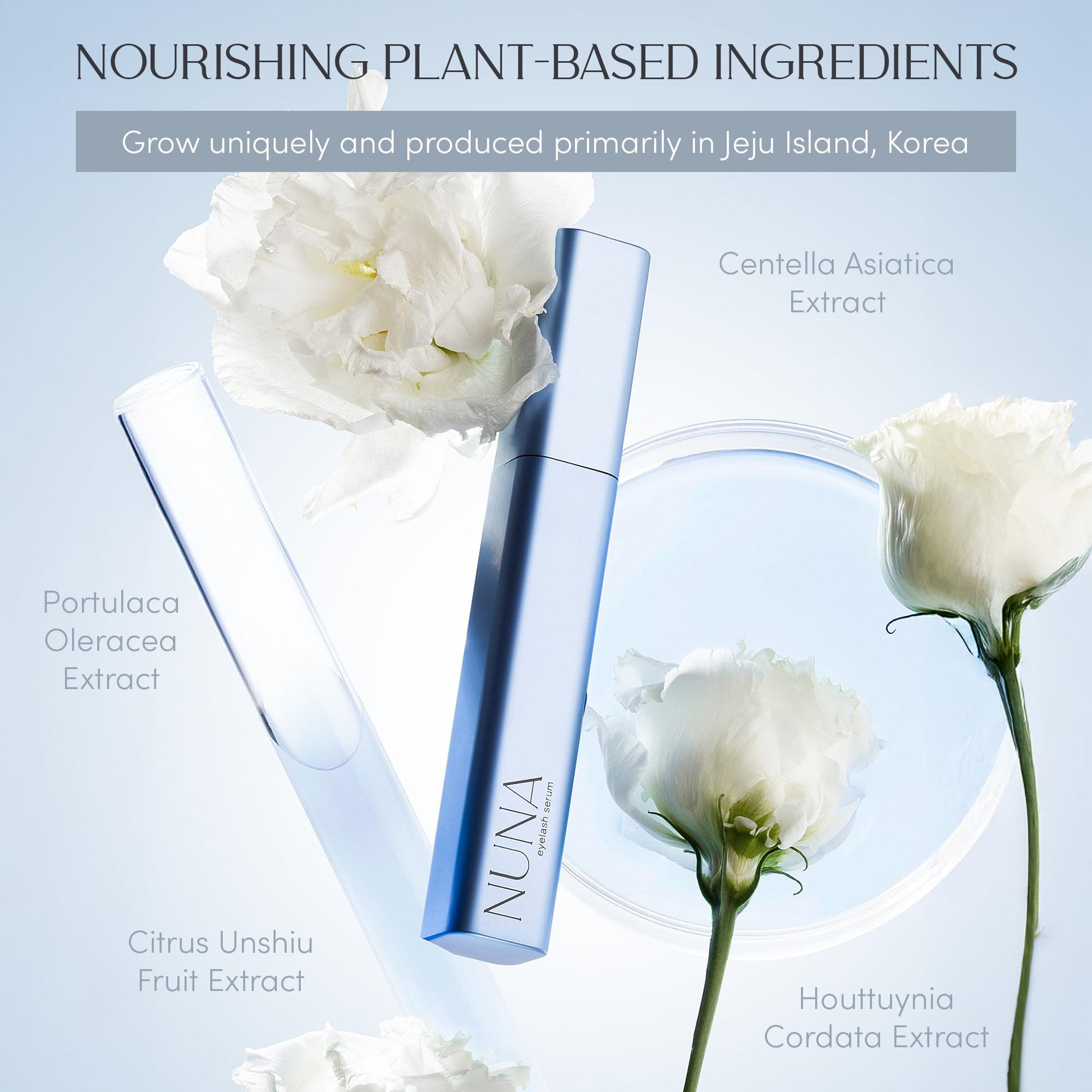 NUNA Eyelash Growth Support Serum 6ml – Eye Lash and Eyebrow Enhancing Serum for Women & Men with Biotin - Korean Multi Peptide & Natural Extracts NUNA buy supplements canada