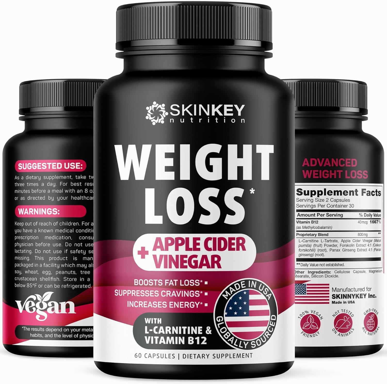 Weight Loss Pills for Women - Fat Burner Diet That Work Fast & Men Made in USA SKINKEY Nutrition buy supplements canada