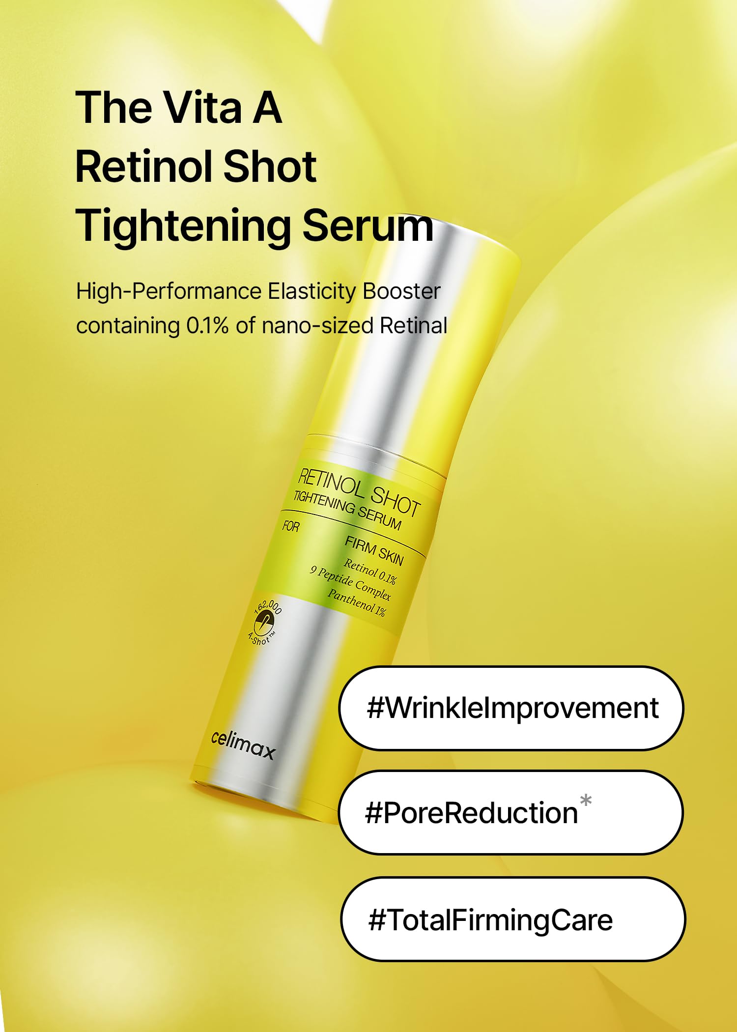 celimax The Vita A Retinol Shot Tightening Serum | with Pure Vitamin A Retinol, Peptide, Pore Minimizer celimax buy supplements canada