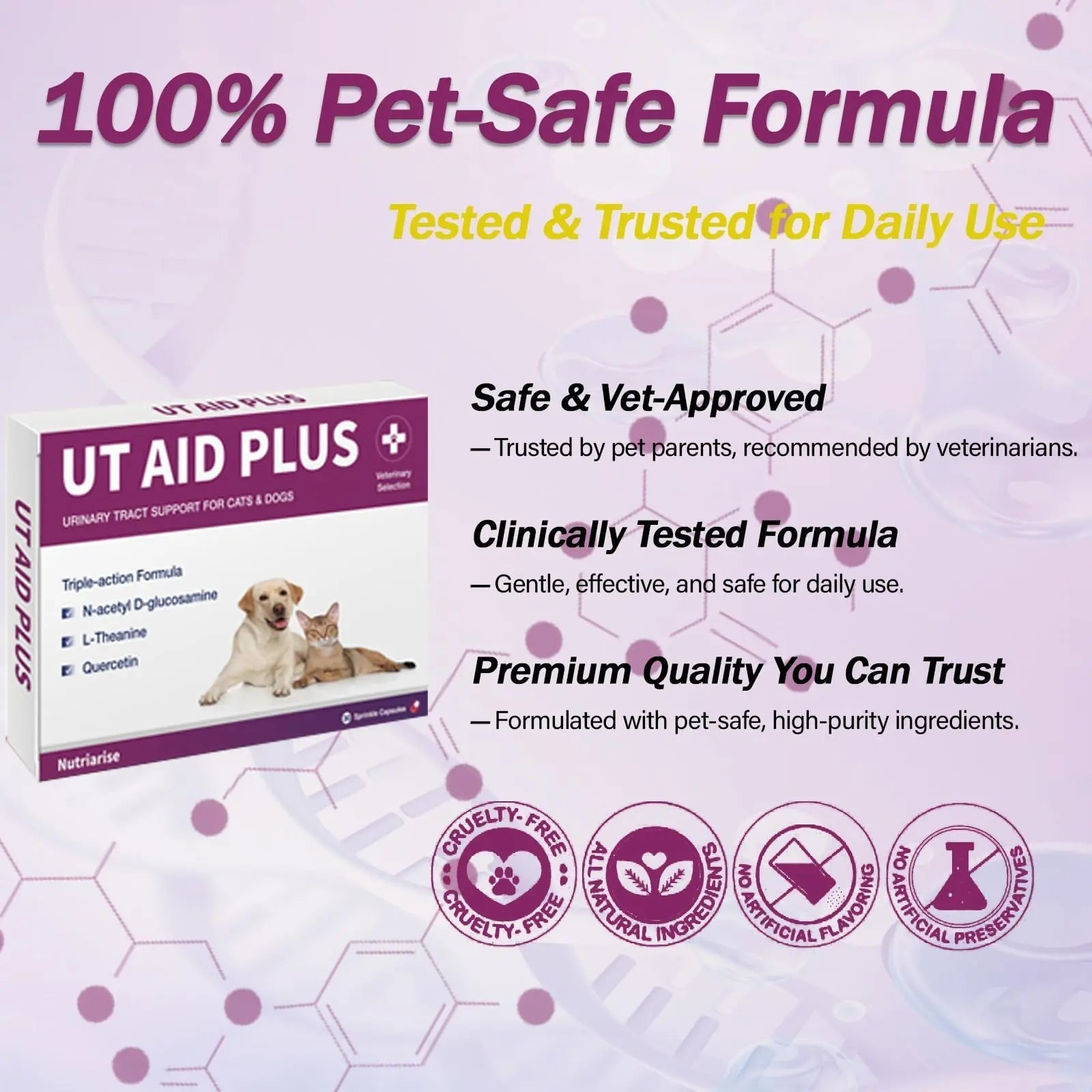 NUTRIARISE Natural UTI Treatment for Cats & Dogs – Antibiotic-Free Urinary Tract Infection Support Supplement – Bladder & Kidney Health – Incontinence Prevention – 30 Capsules NUTRIARISE buy supplements canada