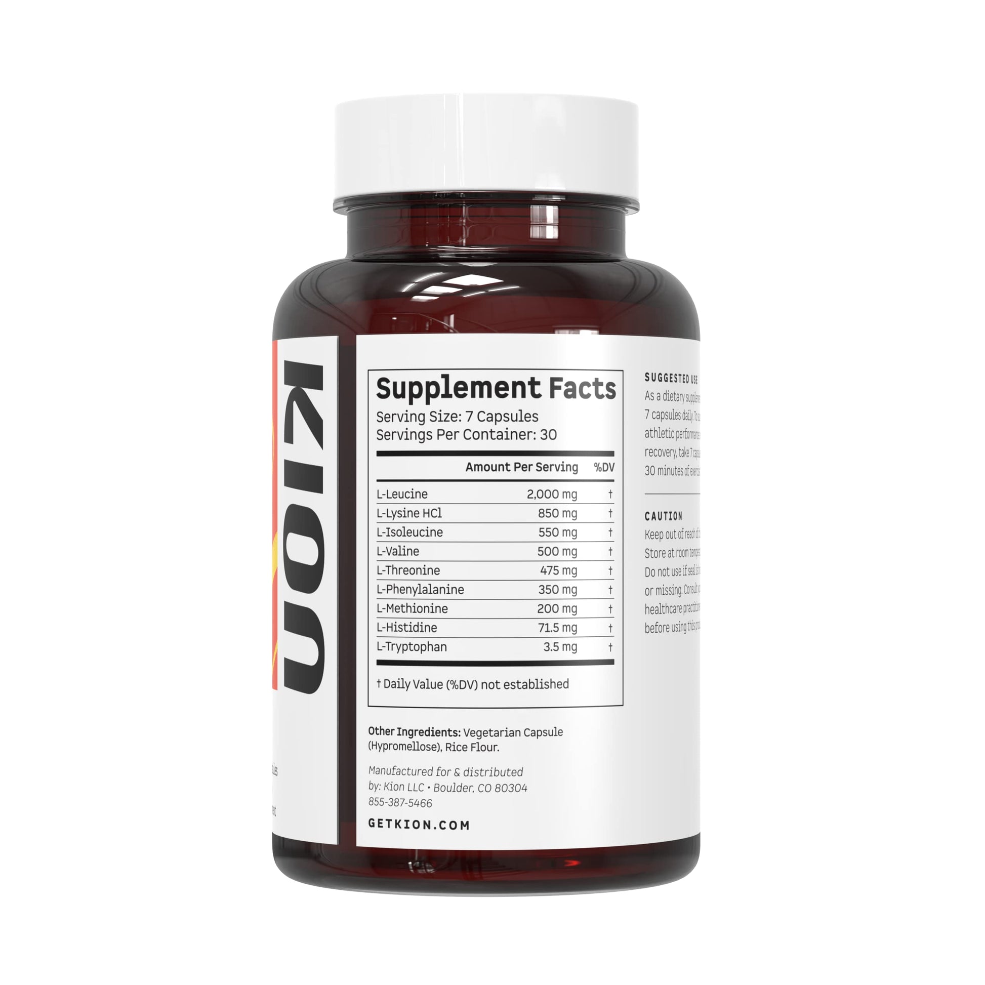 Kion Aminos Essential Amino Acids Capsules | The Building Blocks for Muscle Recovery, Reduced Cravings, Better Cognition, Immunity, and More | 30 Servings Kion buy supplements canada