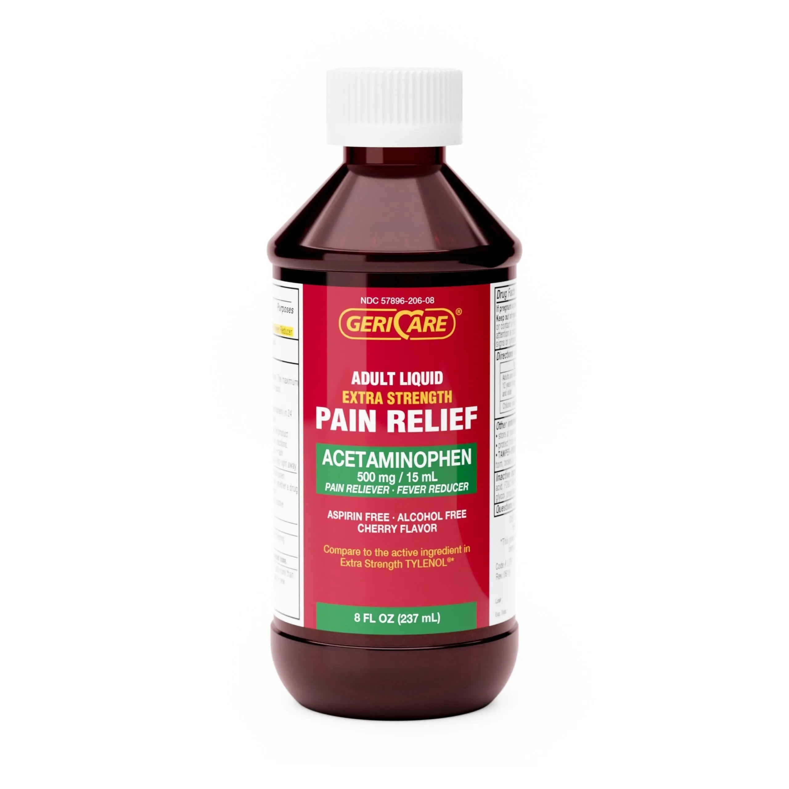 GeriCare Extra Strength Acetaminophen 500 mg Adult Liquid Pain Relief, Fever Reducer, 8 FL OZ (Pack of 1) GeriCare buy supplements canada