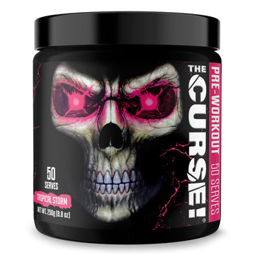 JNX SPORTS The Curse! Pre Workout Powder - Tropical Storm 50 Servings | Preworkout JNX SPORTS buy supplements canada