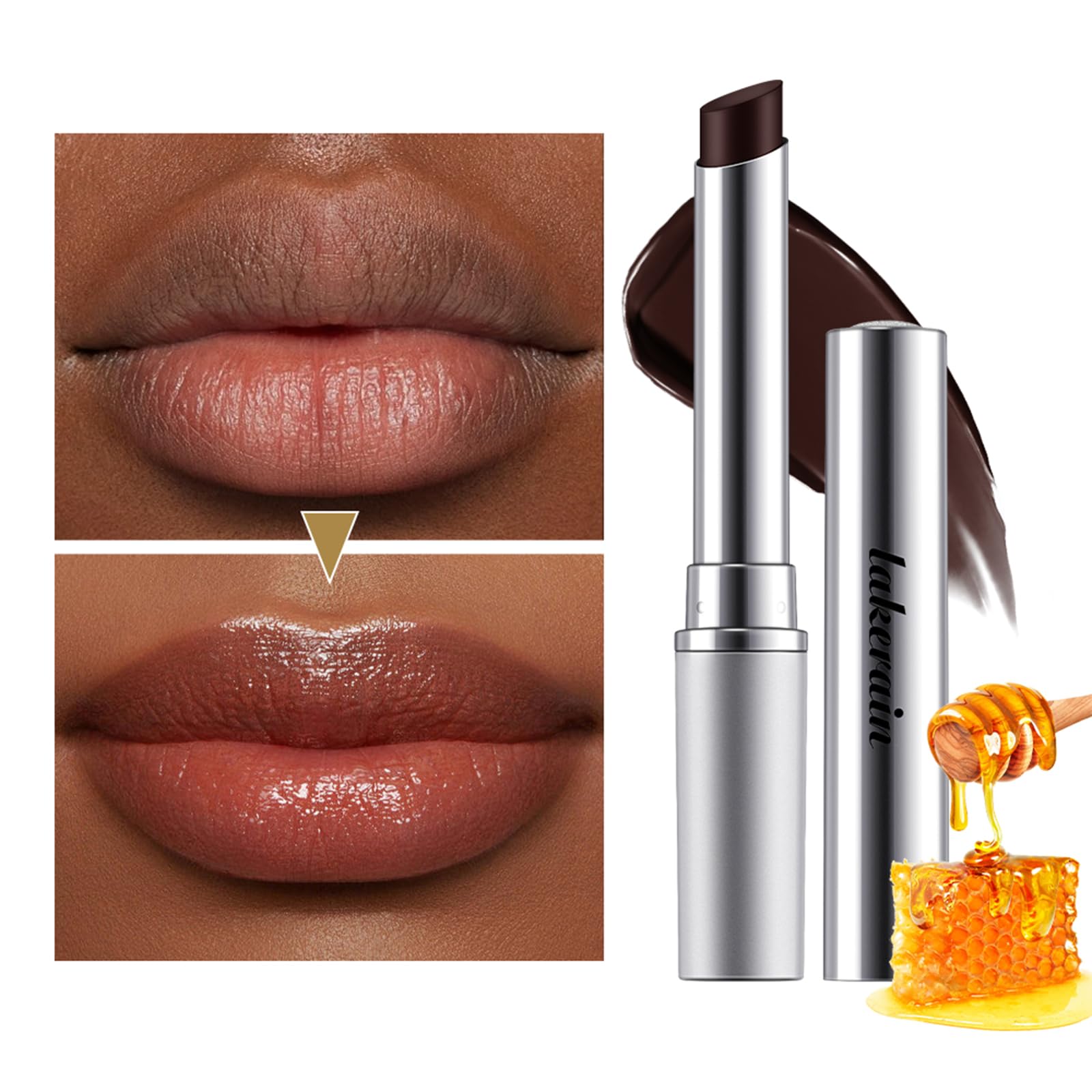 Honey Lipstick Tinted Lip Balm - Sheer Hydrating Lipstick for All Skin Tones - Moisturizing Lip Color, Nourishing Lip Balm with a Hint of Natural Black Cherry Tint BAISEN DIARY buy supplements canada