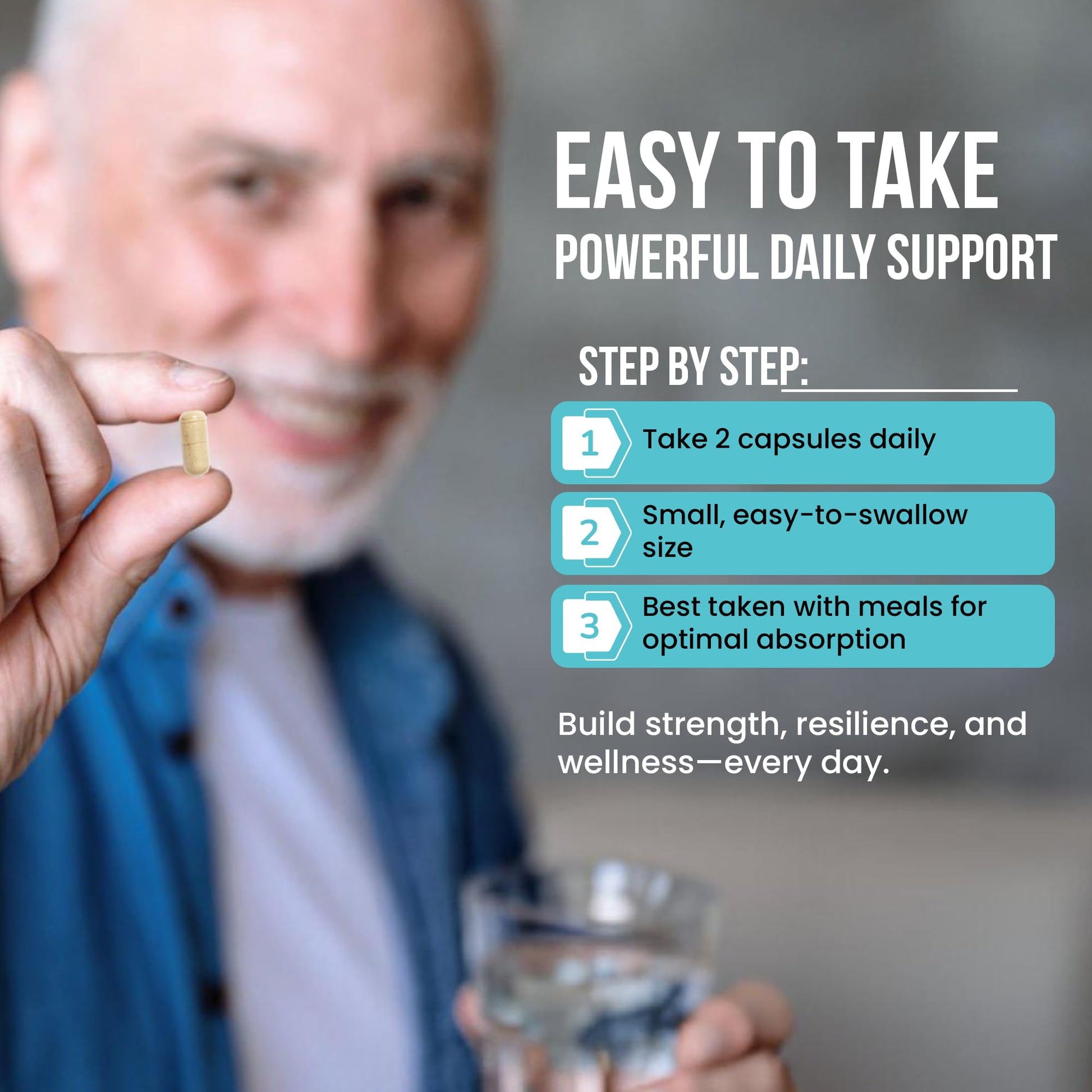 Wound Care Plus Men's Multivitamin – Comprehensive Vitamin & Mineral Blend with Vitamins A, B, C, D, E, Zinc – Supports Immune Health, Energy & Skin Wellness – 60 Capsules – Non-GMO, Gluten-Free WOUND CAREPLUS buy supplements canada
