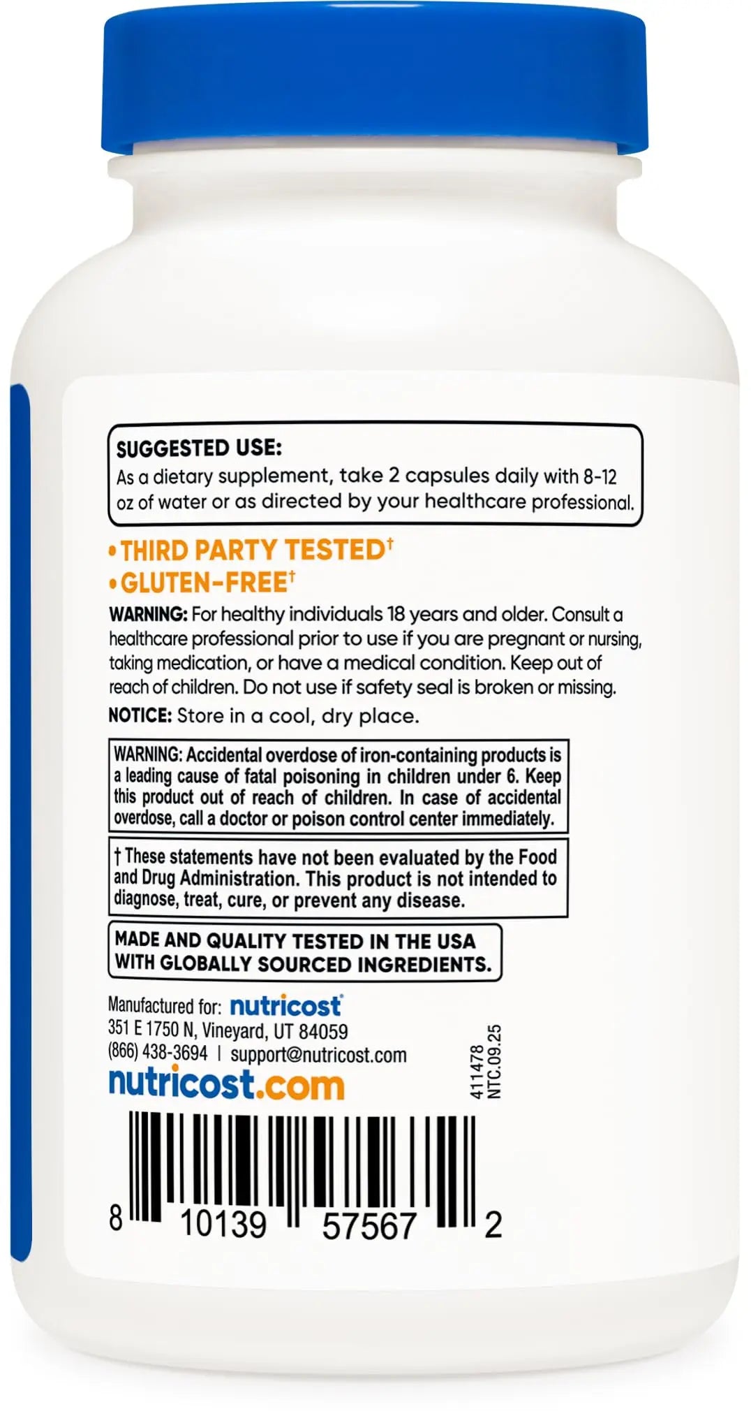 Nutricost Methylated Multivitamin 120 Capsules, 60 Servings - 23 Vitamin & Minerals Per Serving Nutricost buy supplements canada