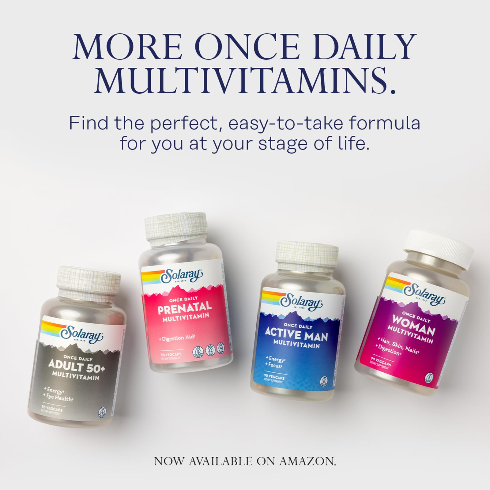 SOLARAY Once Daily High Energy Multivitamin for Women and Men - Energy Supplements - Immune Support w/Vitamin C, A, D and E, Vitamin B Complex SOLARAY buy supplements canada