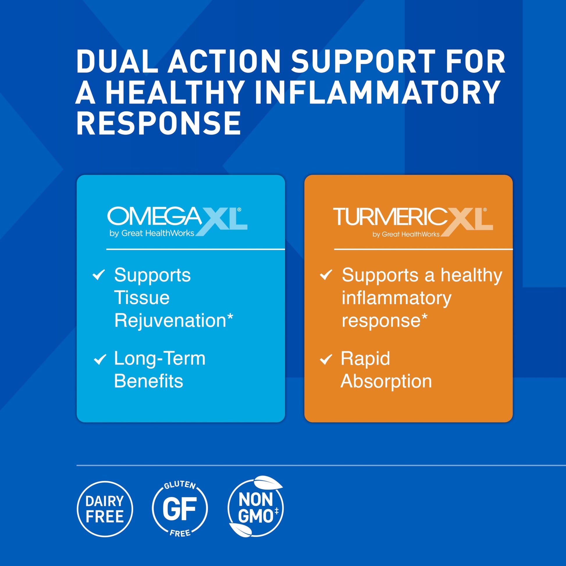 OmegaXL Powerful Joint and Muscle Support Supplement (60 Count) & TurmericXL (30 Count) OmegaXL buy supplements canada