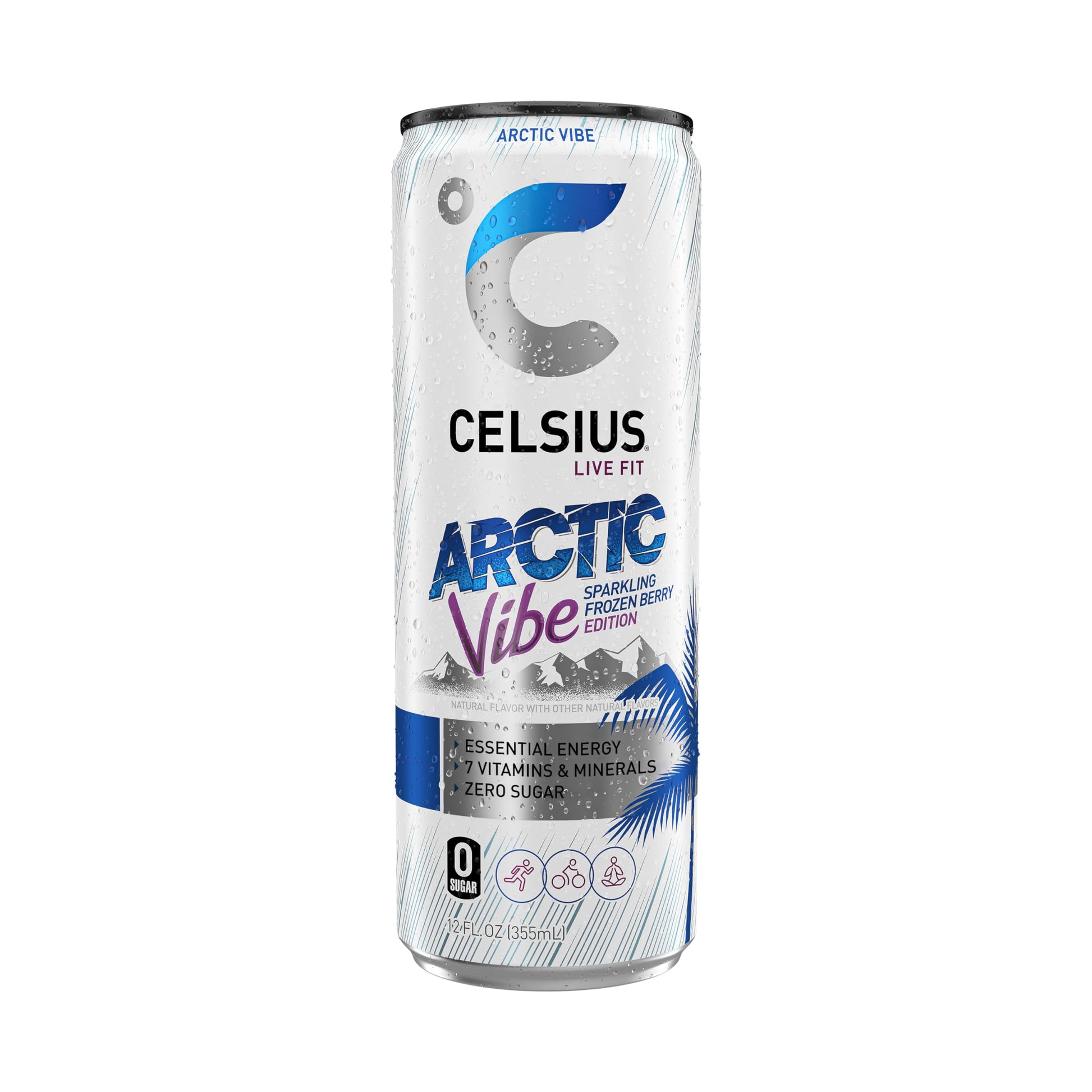 CELSIUS Arctic Vibe Sparkling Frozen Berry, Functional Essential Energy Drink, 12 Fl Oz CELSIUS buy supplements canada