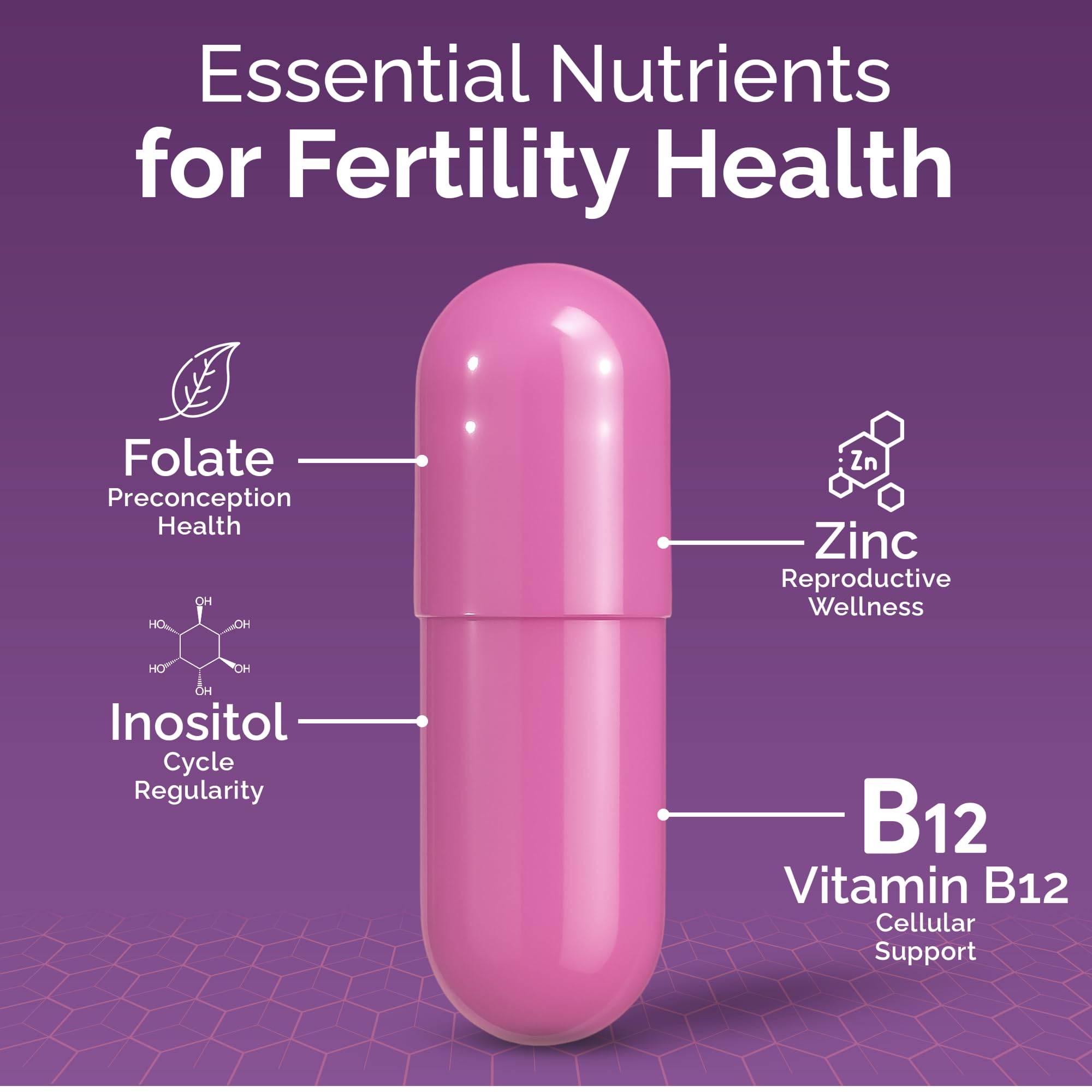 CONCEIVE PLUS Womens Fertility Support – Prenatal Multivitamin for Trying to Get Pregnant – Conception Blend, Hormonal Balance, Folate, Zinc, Thiamin, Riboflavin, Biotin – Non-GMO, Vegan – 30 Days CONCEIVE PLUS buy supplements canada