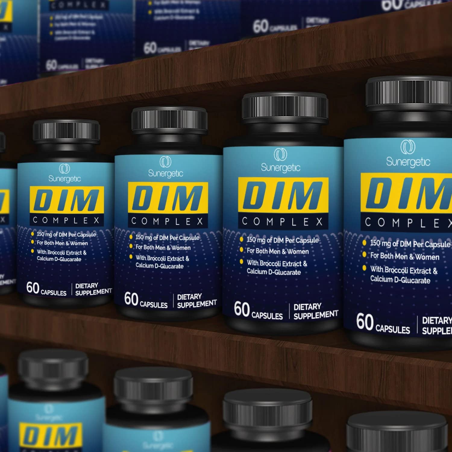 Premium DIM Supplement–Includes 150mg DIM (diindolylmethane), Broccoli, Calcium D Sunergetic buy supplements canada