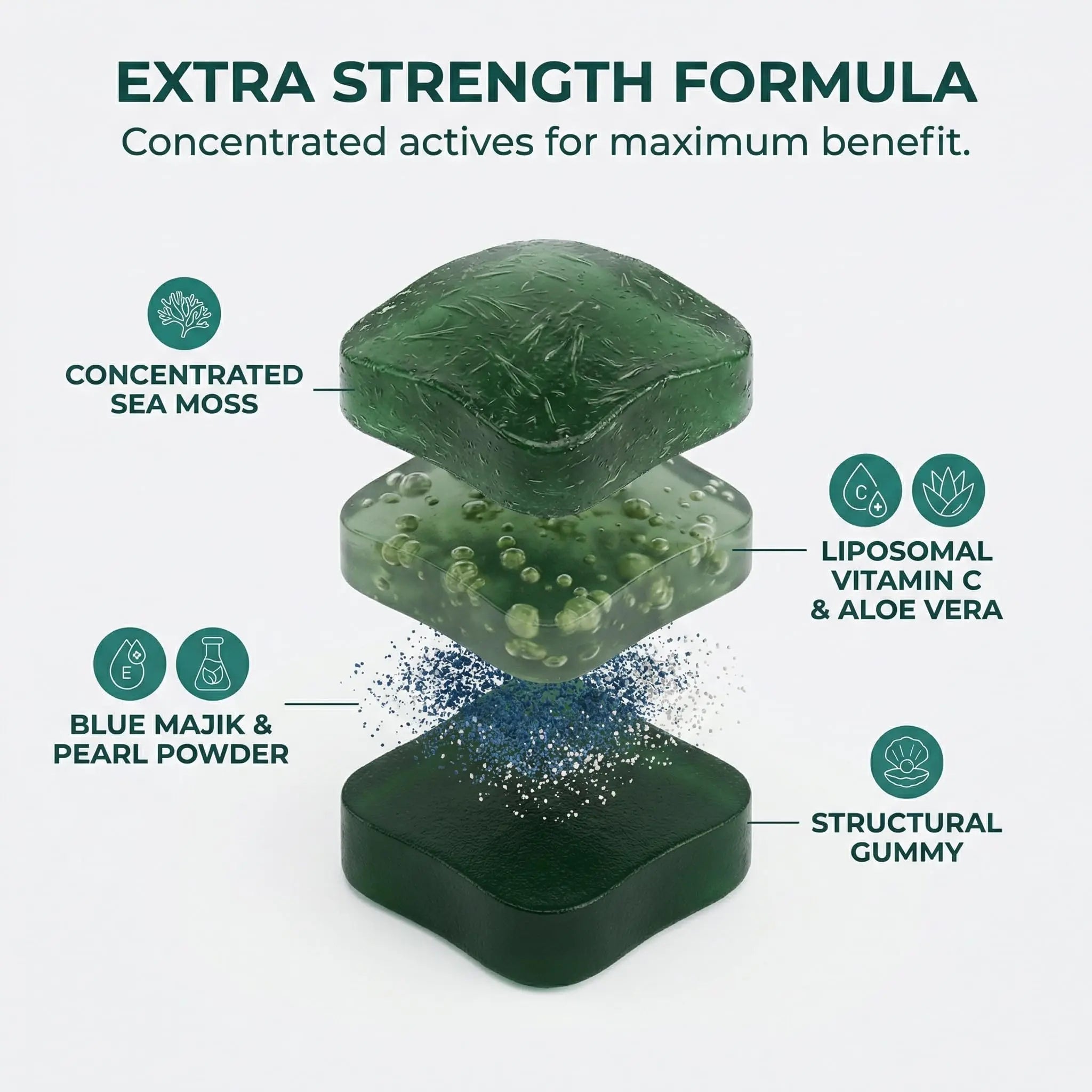 Balmbare Revive Gummies for Hair Loss - Sea Moss Gummies with Vitamin C, Vitamin E, Aloe Vera, Pearl Powder Supports Faster Hair Growth Rulinal buy supplements canada