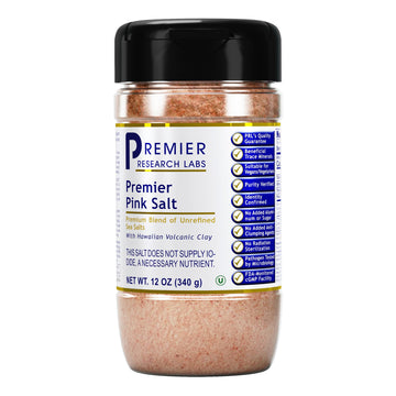 Premier Research Labs Pink Salt - Our Pink Sea Salt is a Hawaiian Red Alaea Sea Salt and Australian Salt Blend for Cooking, Baking with Minerals and Rich Taste - 12 oz Premier Research Labs buy supplements canada