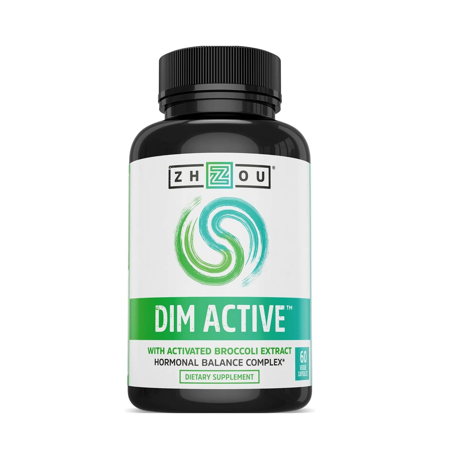 Zhou DIM Active - DIM Supplement, Hormone Balance for Women & Men, Hormonal Support with 250mg Diindolylmethane - 60 Vegan Capsules ZHOU buy supplements canada