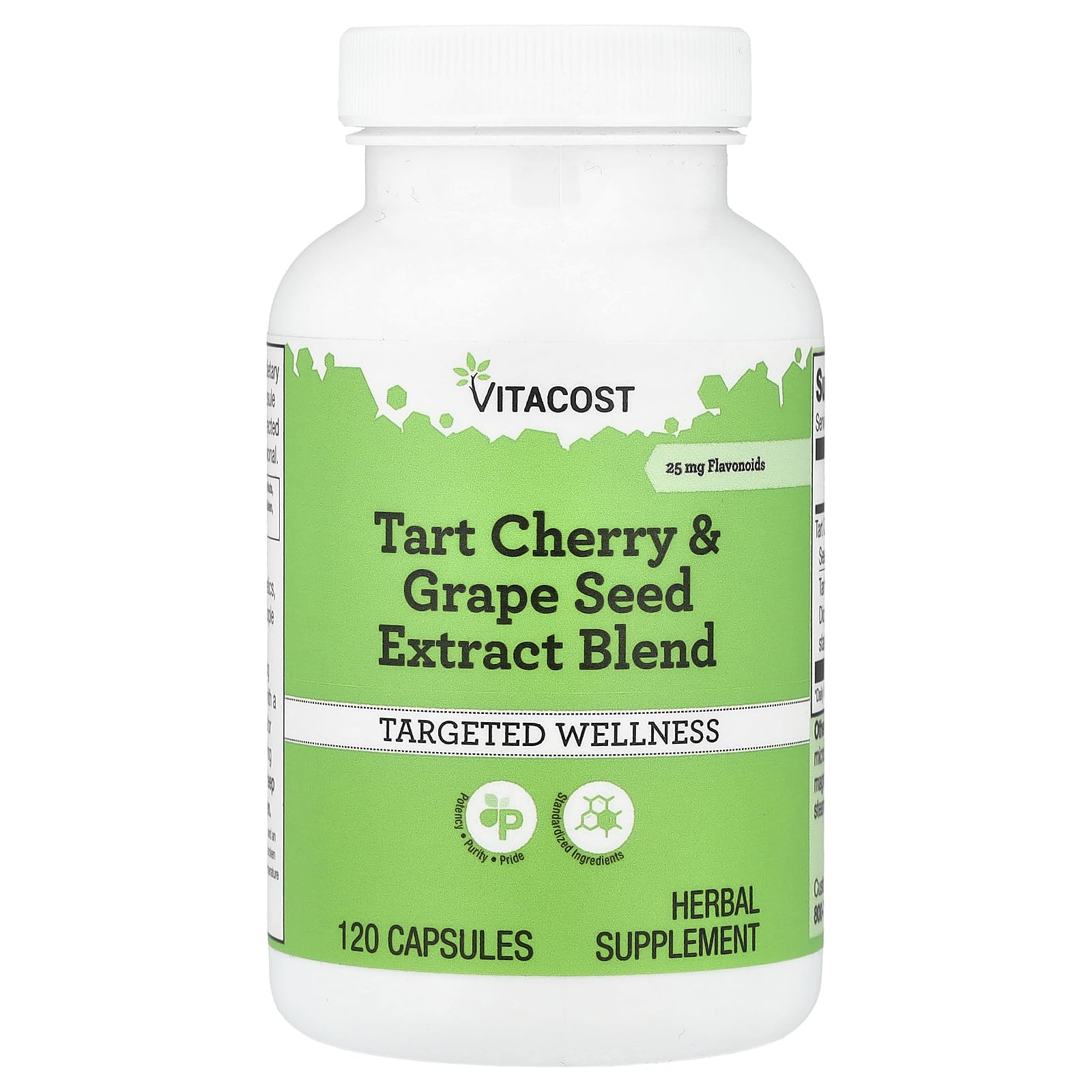 Vitacost Tart Cherry & Grape Seed Extract Blend - Standardized -- 120 Capsules Vitacost Brand buy supplements canada