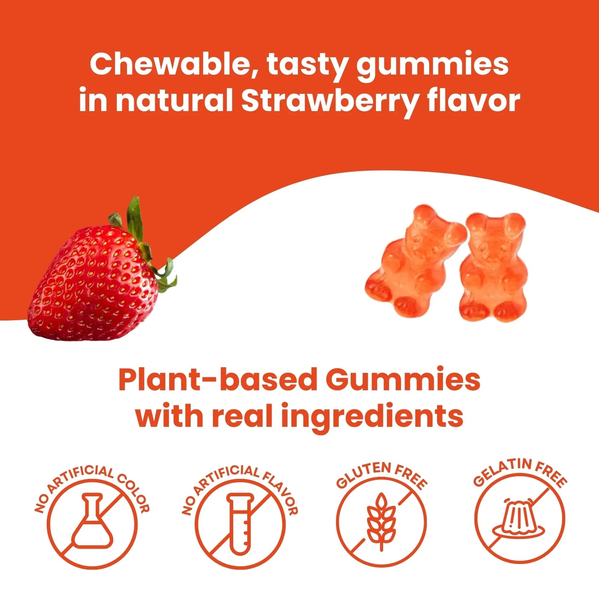 HERBION Naturals Multivitamin Gummies for Kids, Immune Support with Vitamin C, D3, B12, A, E & Zinc, Strawberry Flavor HERBION buy supplements canada