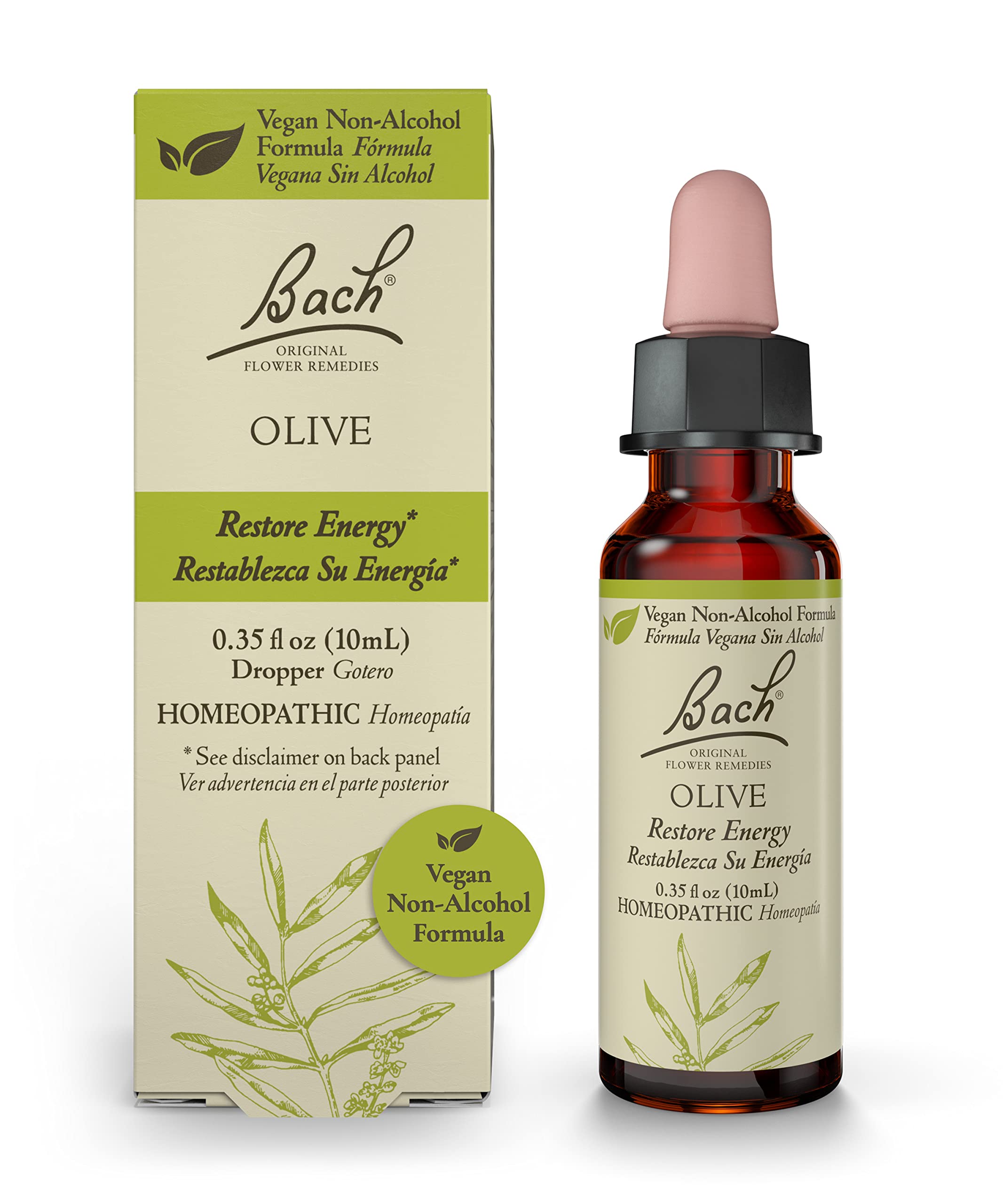 Bach Original Flower Remedies, Olive for Energy (Non-Alcohol Formula), Natural Homeopathic Flower Bach buy supplements canada