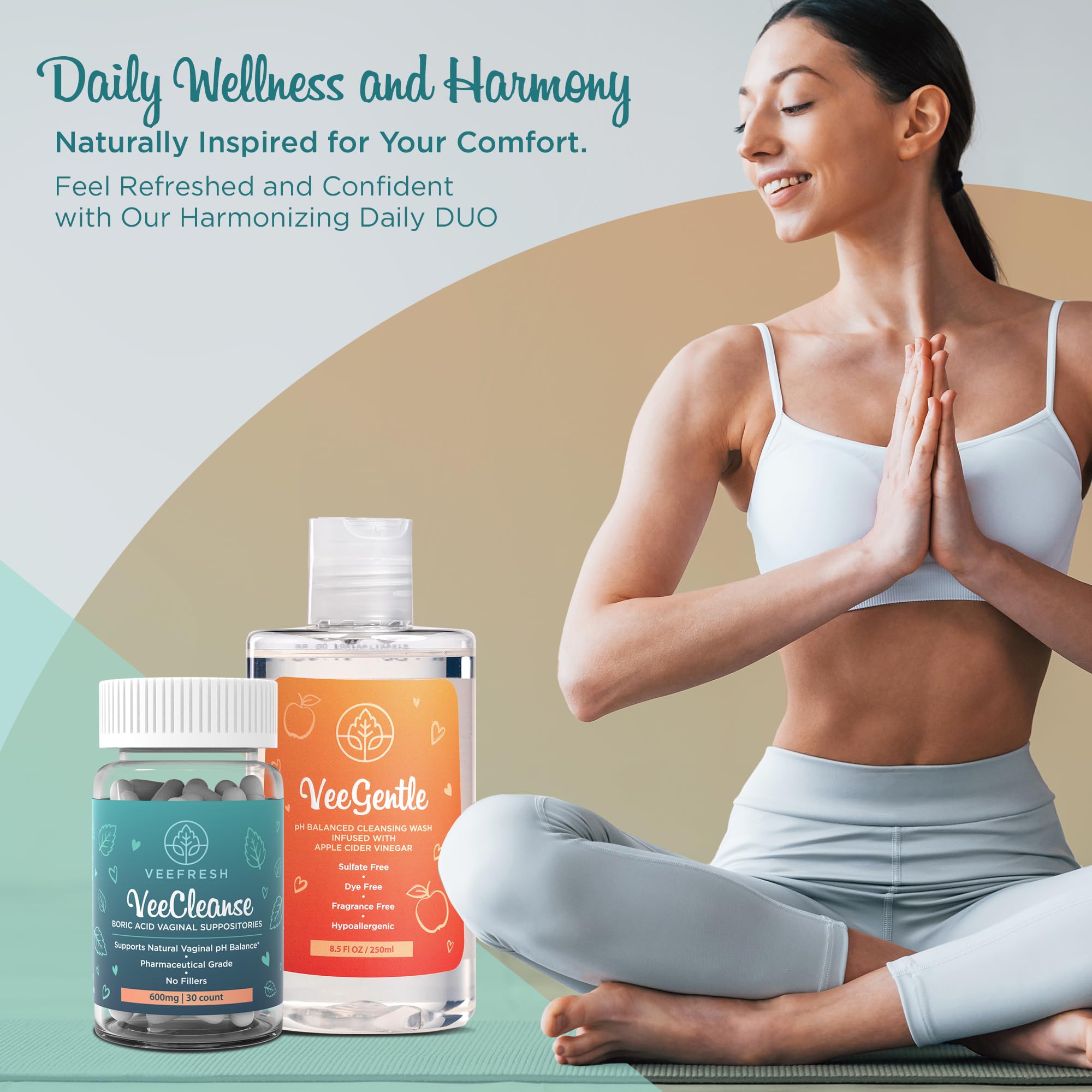 VeePower Lite - Vaginal Health Bundle - Control and Prevent Vaginal Odor - Includes VeeGentle VeeFresh buy supplements canada