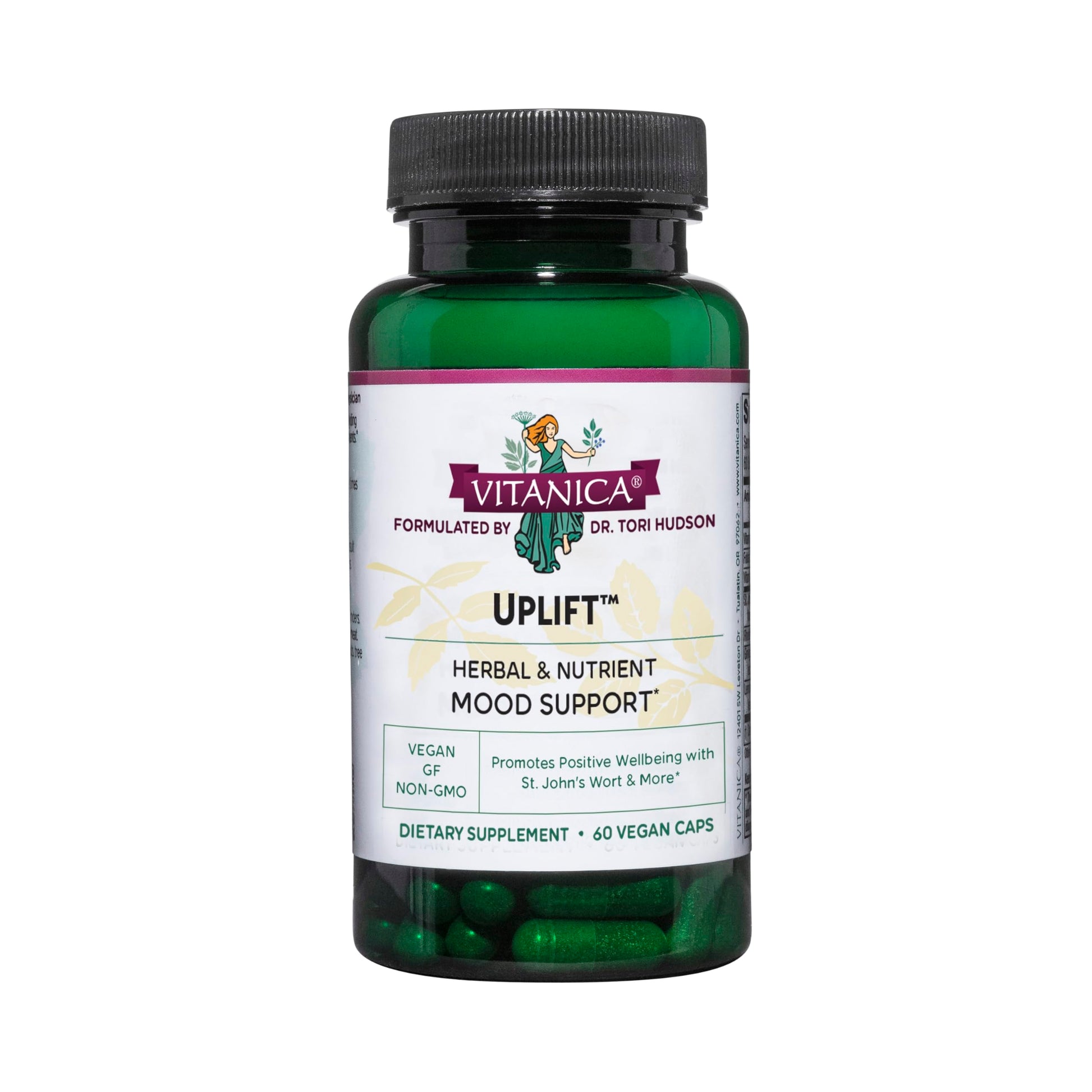 Vitanica Uplift, Mood and Emotional Support, Vegan, 60 Capsules Vitanica buy supplements canada