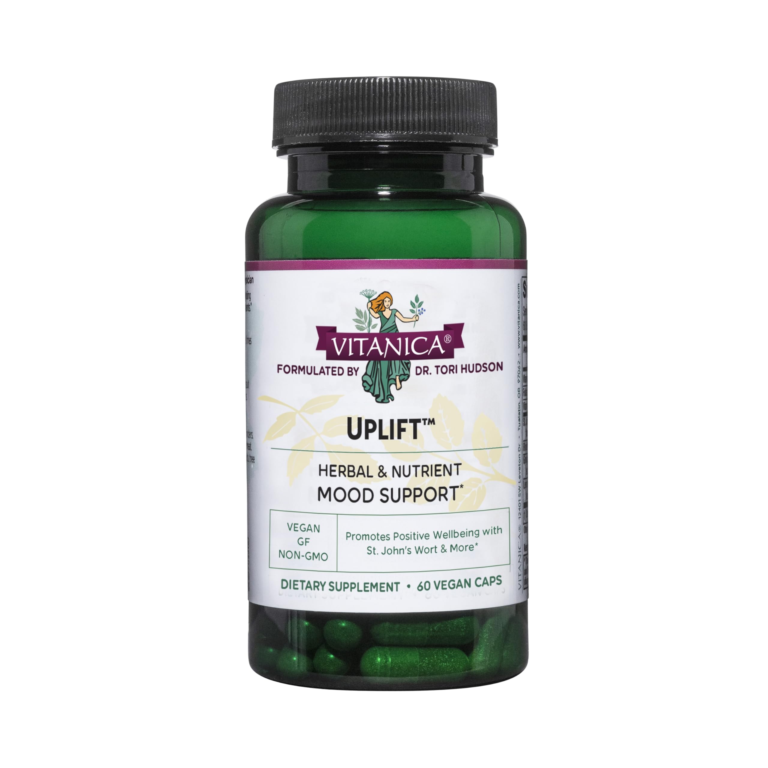 Vitanica Uplift, Mood and Emotional Support, Vegan, 60 Capsules Vitanica buy supplements canada