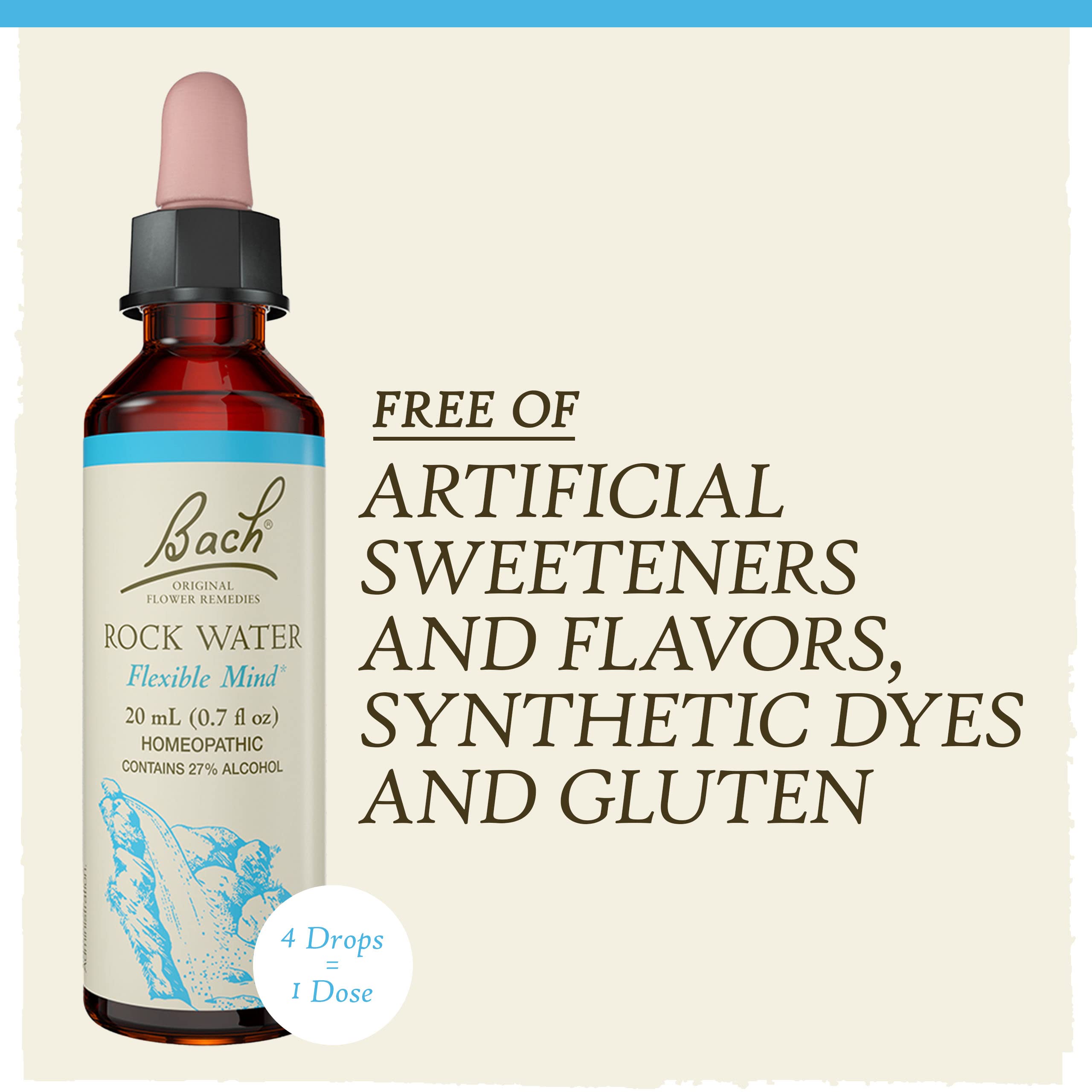 Bach Original Flower Remedies, Rock Water for Flexibility, Natural Homeopathic Flower Essence Bach buy supplements canada