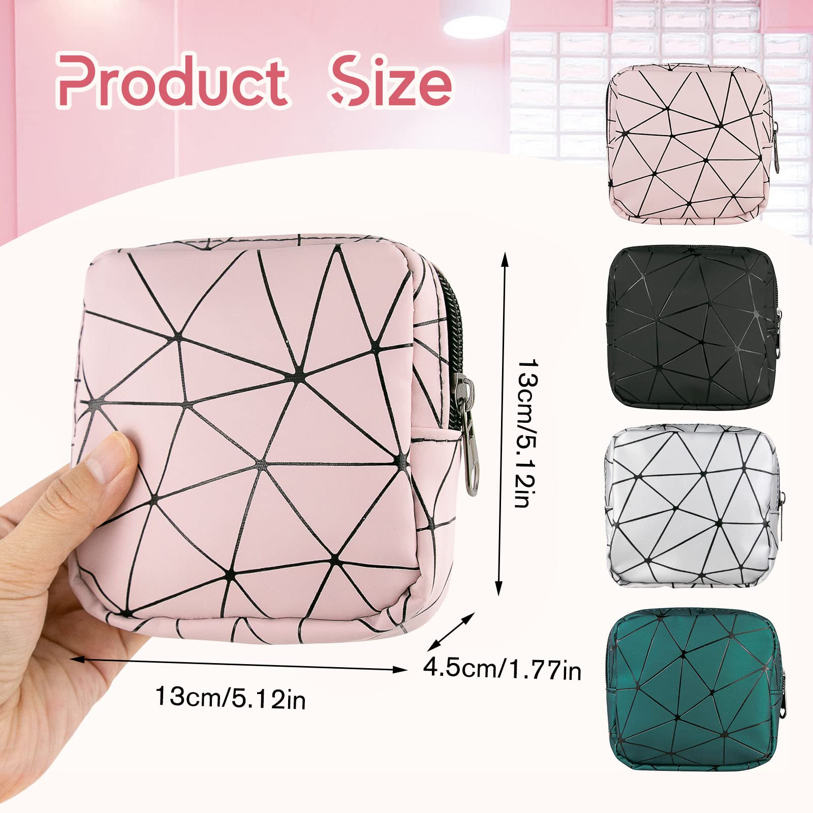 Sanitary Napkin Storage Bags 4PCS Menstrual Cup Pouches Nursing Pad Holder Tampon Bags Bisanzoya buy supplements canada