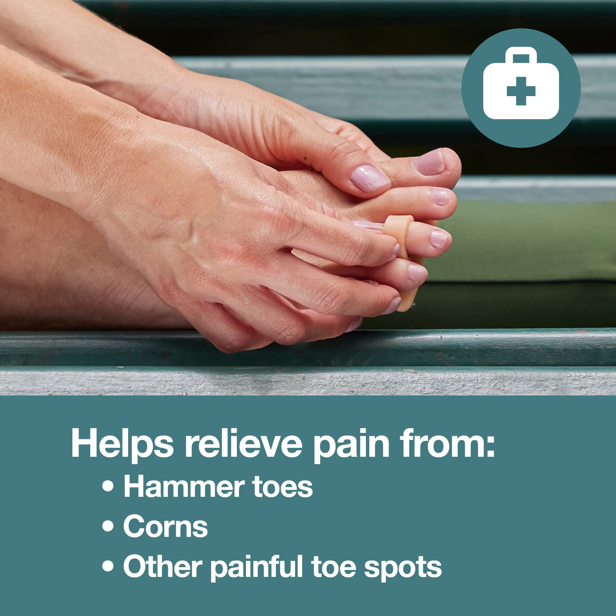 ZenToes Hammer Toe Straightener and Corrector 4 Pack Crests Relieve Foot ZenToes buy supplements canada
