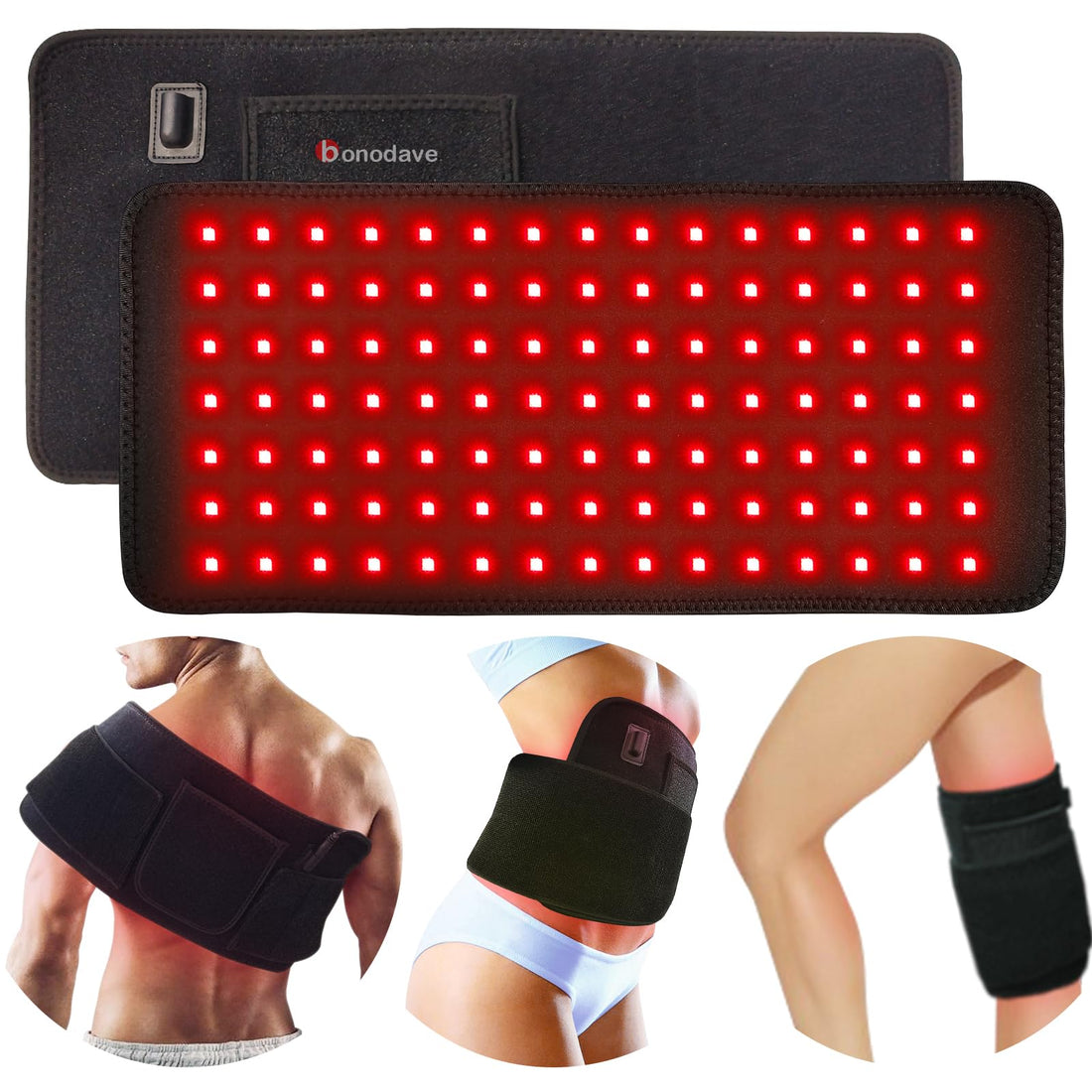 Red Light Therapy Infrared Light Therapy Pad for Body Pain NIR Deep Therapy for Back Knee Hands bonodave buy supplements canada