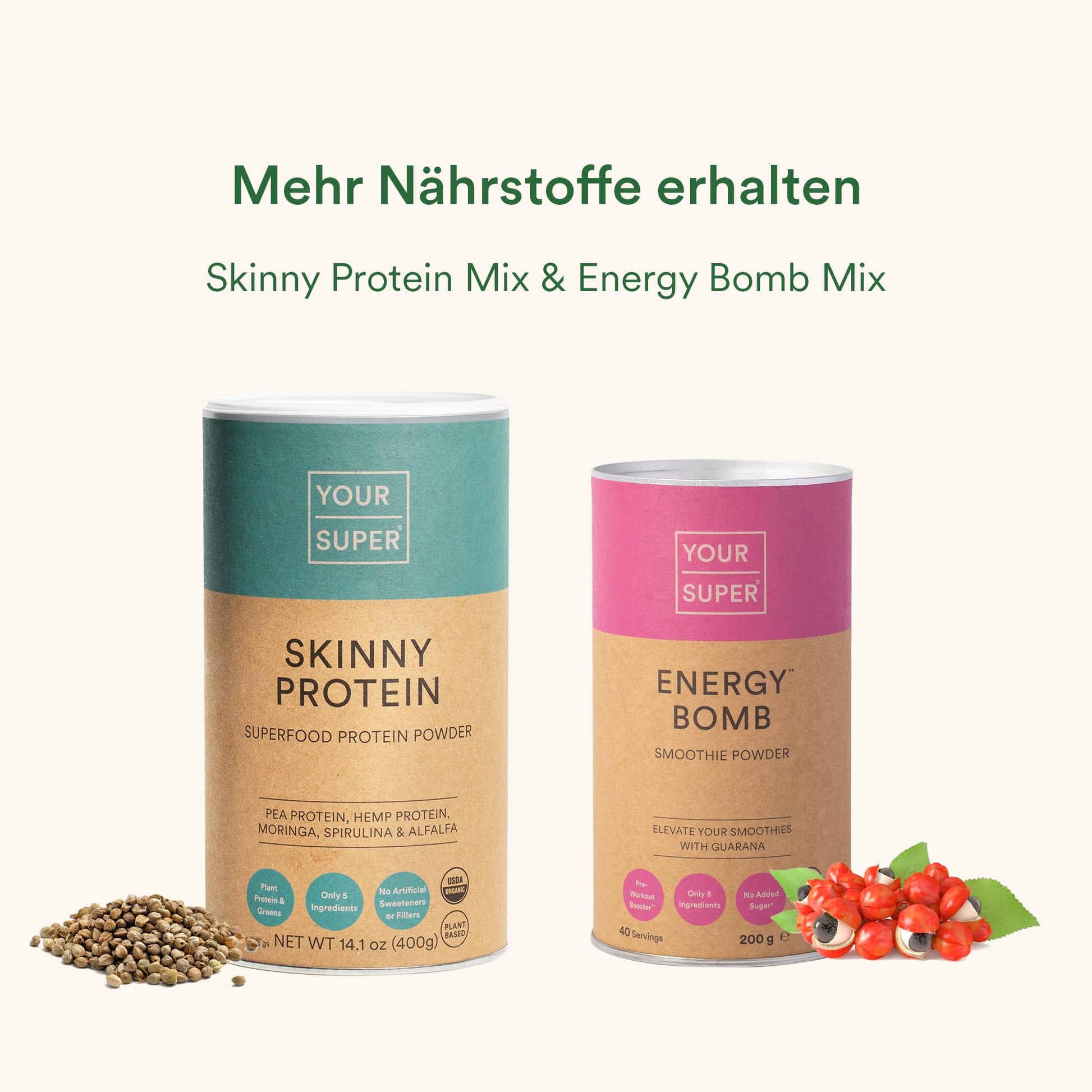 Your Super Plant Protein Organic Superfood Powder – Plant Based Protein Powder for Muscle Growth Your Super buy supplements canada